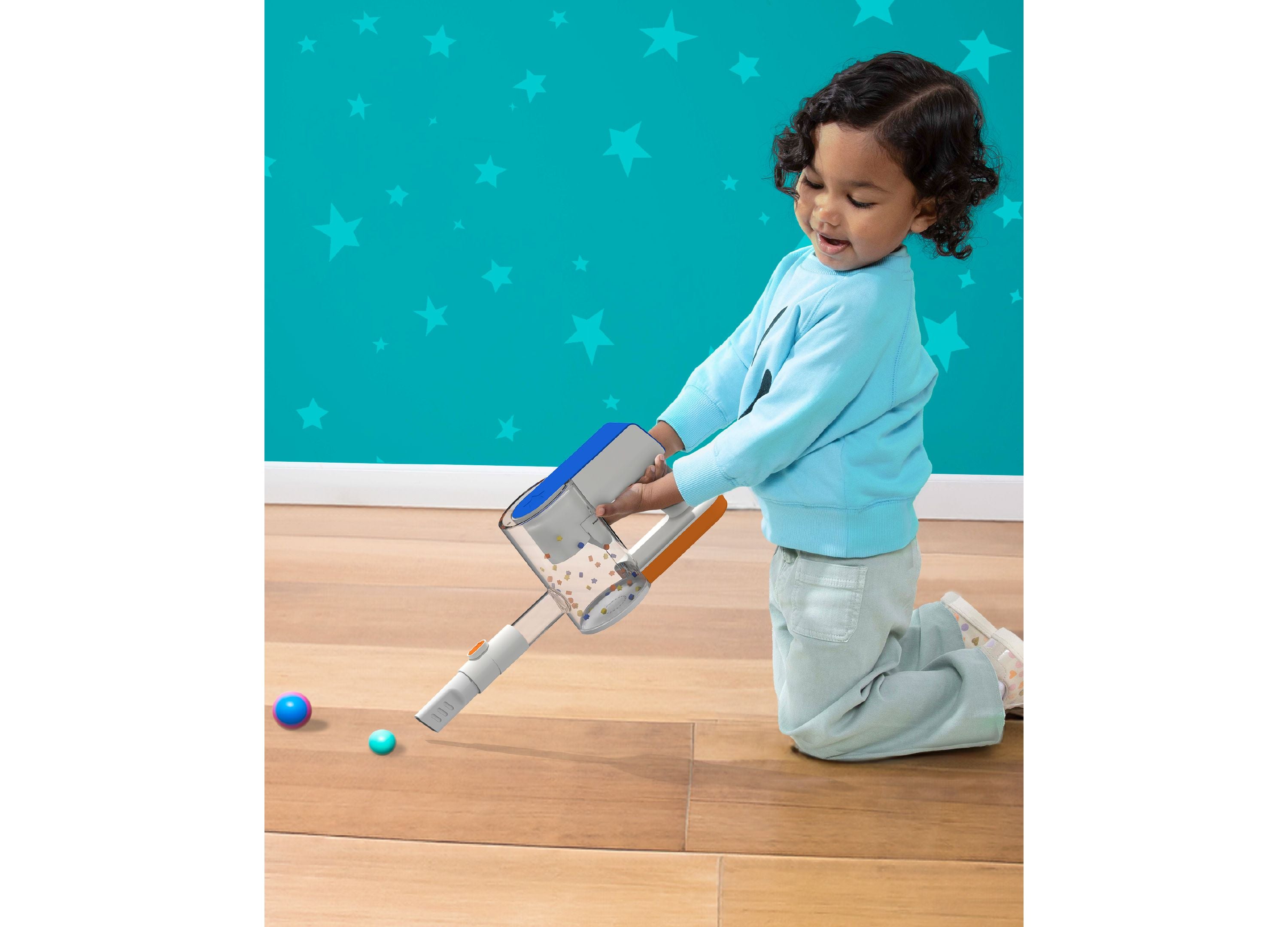 Geoffrey's Toy Box Cordless Vacuum 2-In-1 Pretend Playset - Image 5