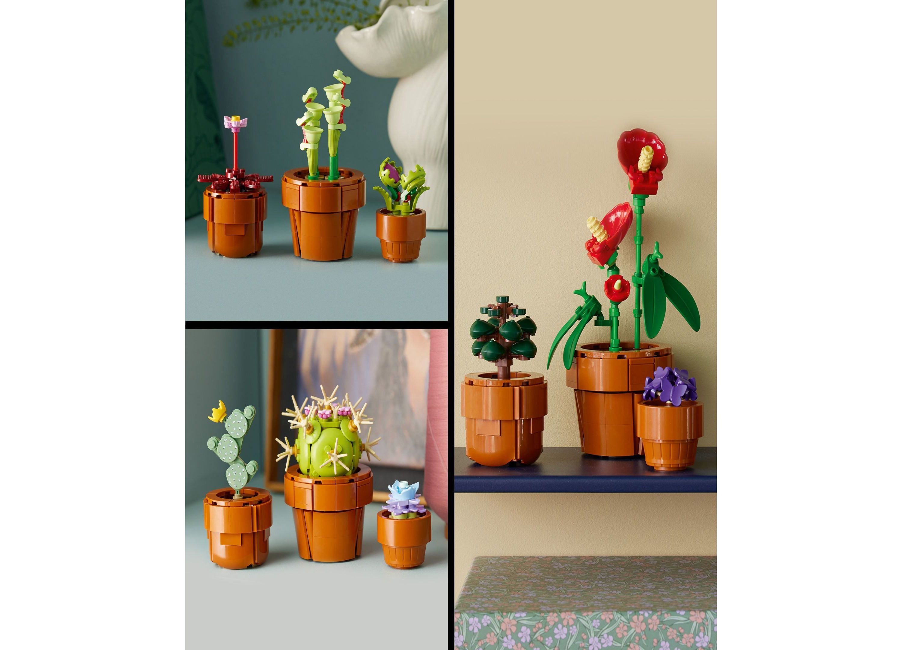 Alternative view of LEGO Icons Tiny Plants 758 Piece Display Set - Model 10329