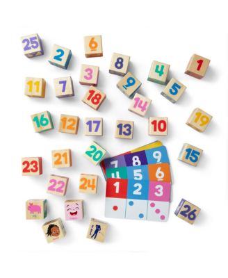 Alternative view of Ms. Rachel Wooden Learning Blocks - Educational Toy Set