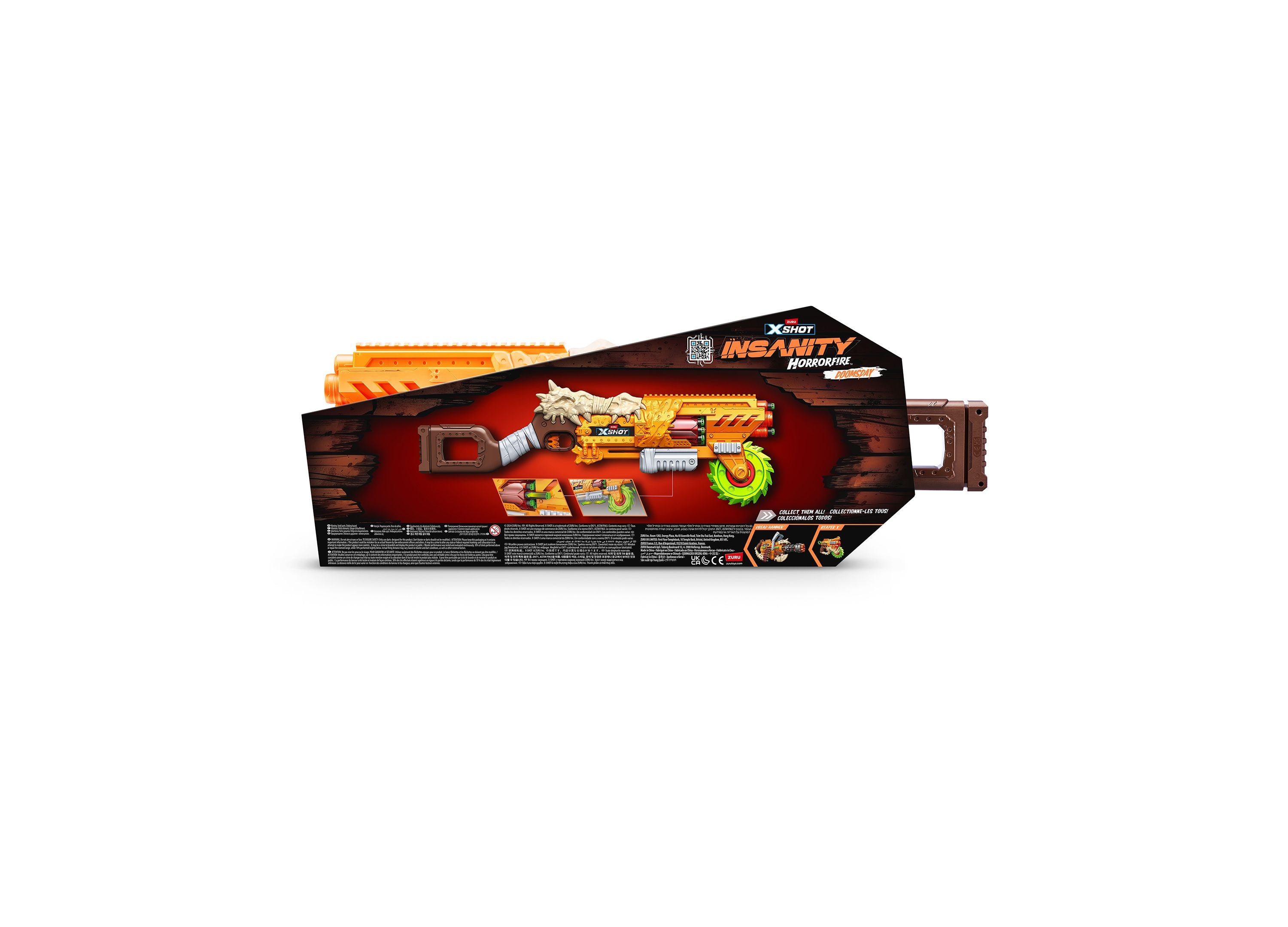 Alternative view of X-Shot Insanity Horrorfire Chainsaw With Spinning Saw Blade