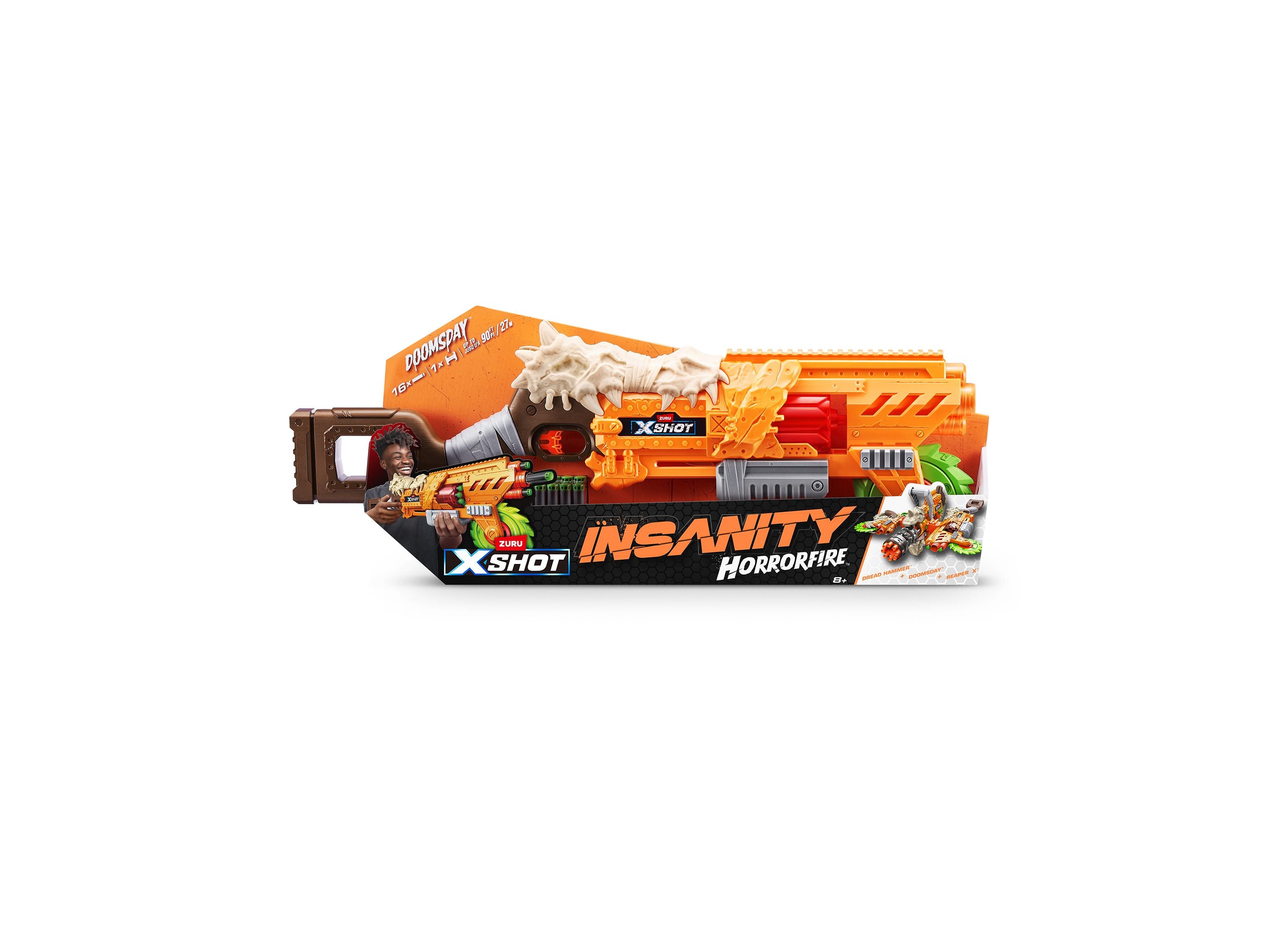 X-Shot Insanity Horrorfire Chainsaw With Spinning Saw Blade