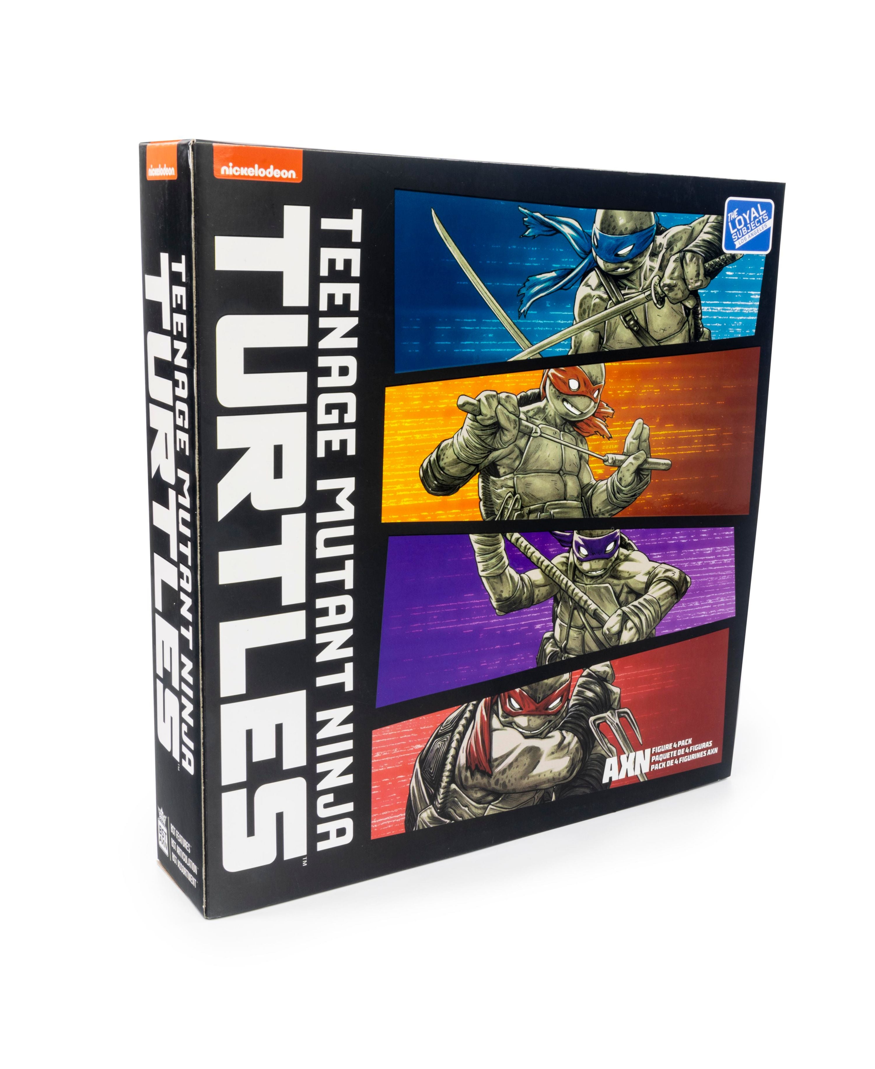 The Loyal Subjects Teenage Mutant Ninja Turtles BST AXN IDW Comic Black White SDCC Exclusive Figure Set - Image 4