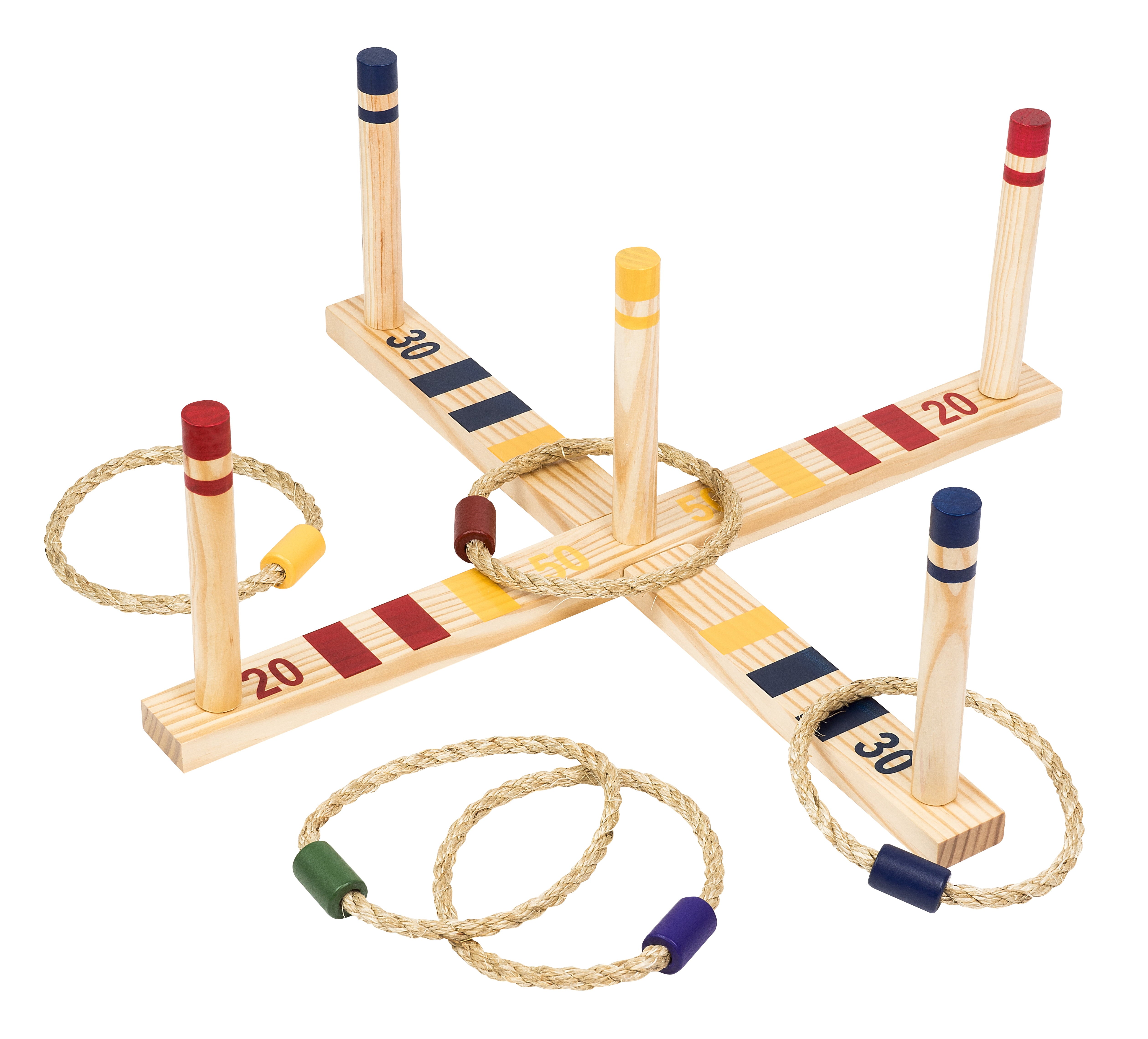 Professor Puzzle Giant Wooden Ring Toss Game for Backyard Fun