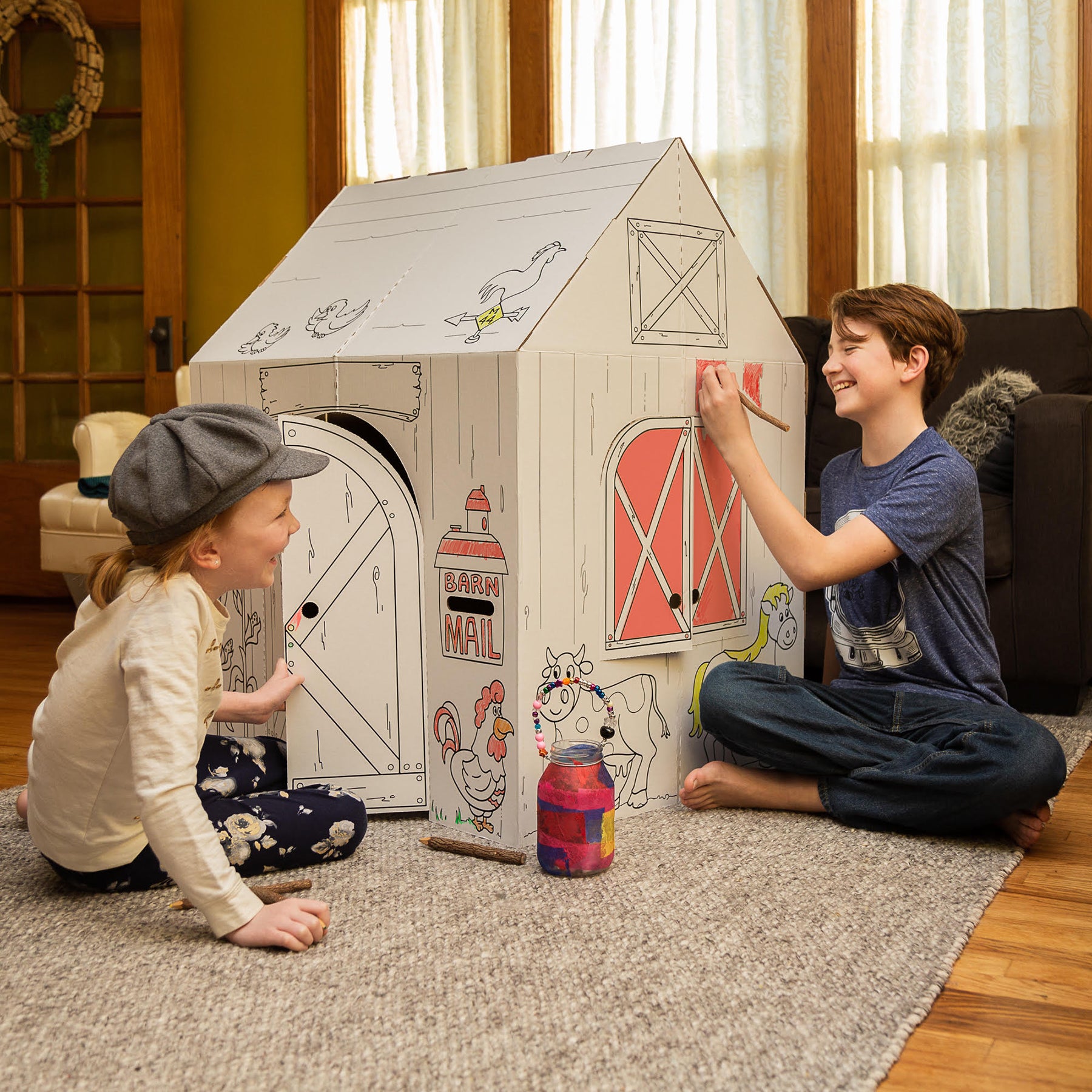 Easy Playhouse Barn – Creative Indoor and Outdoor Fun