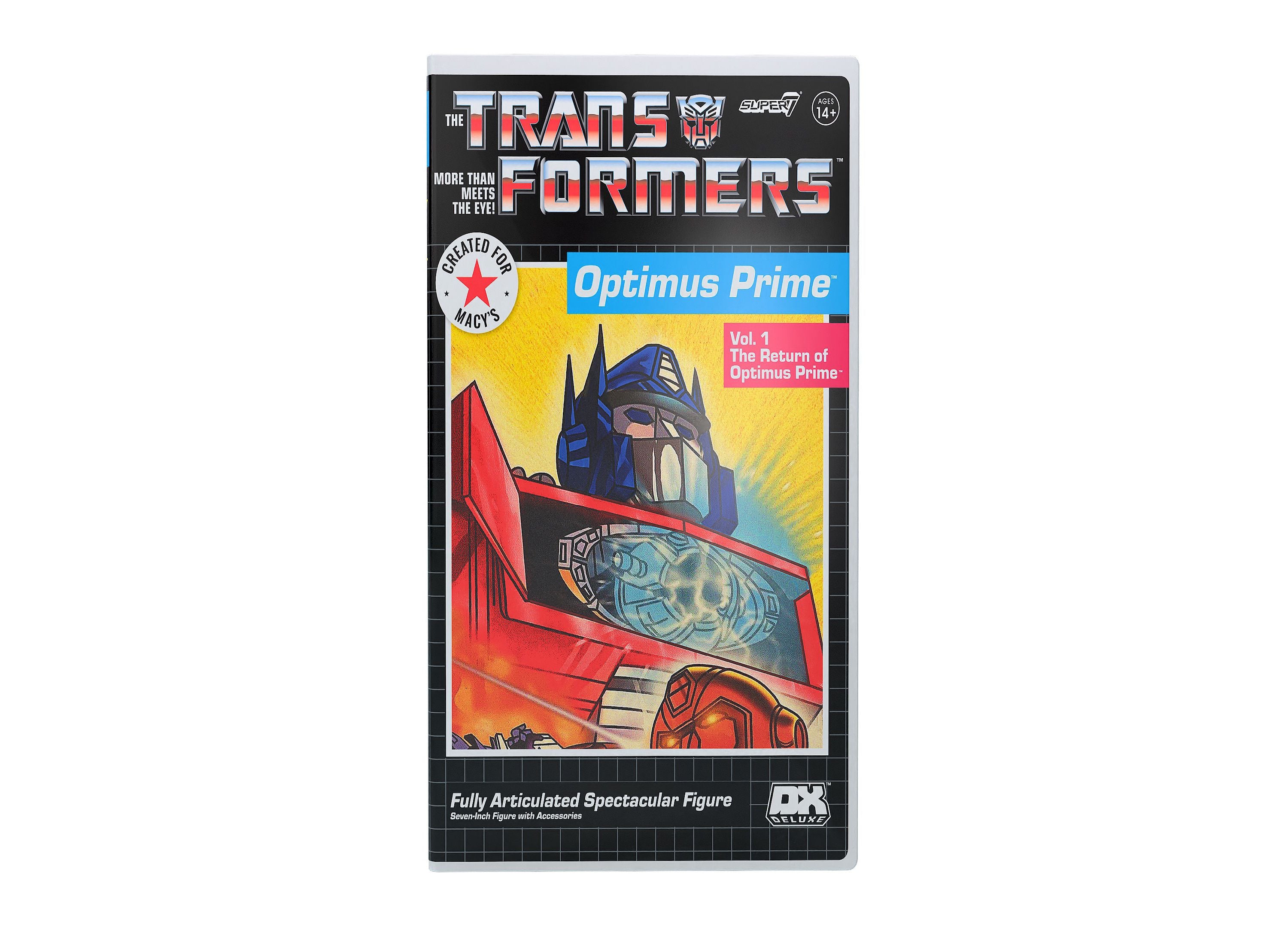 Alternative view of Super 7 Transformers 7-inch Deluxe Optimus Prime VHS Style Action Figure - Exclusive to Macy's