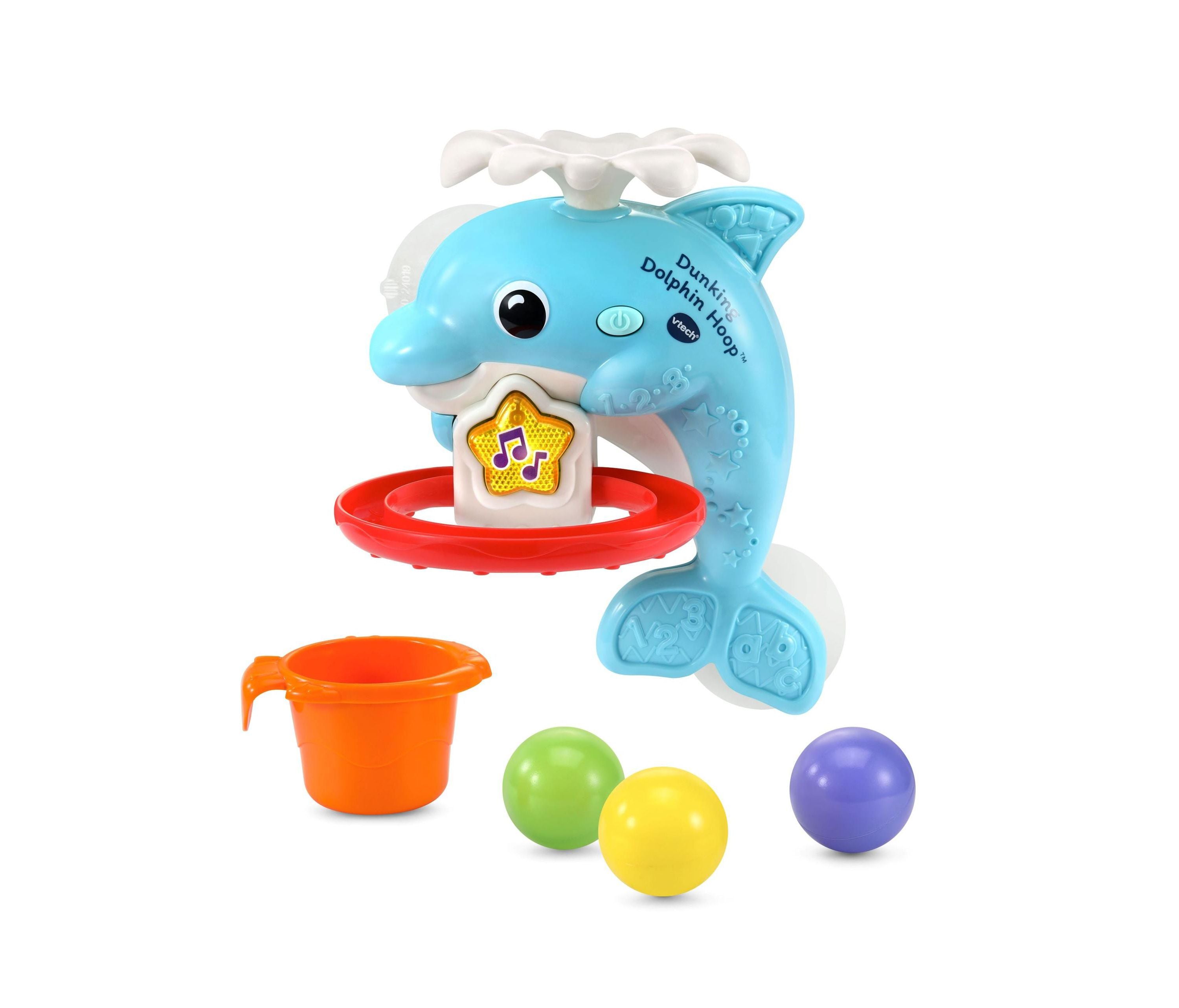 VTech Dunking Dolphin Hoop Interactive Bath Toy