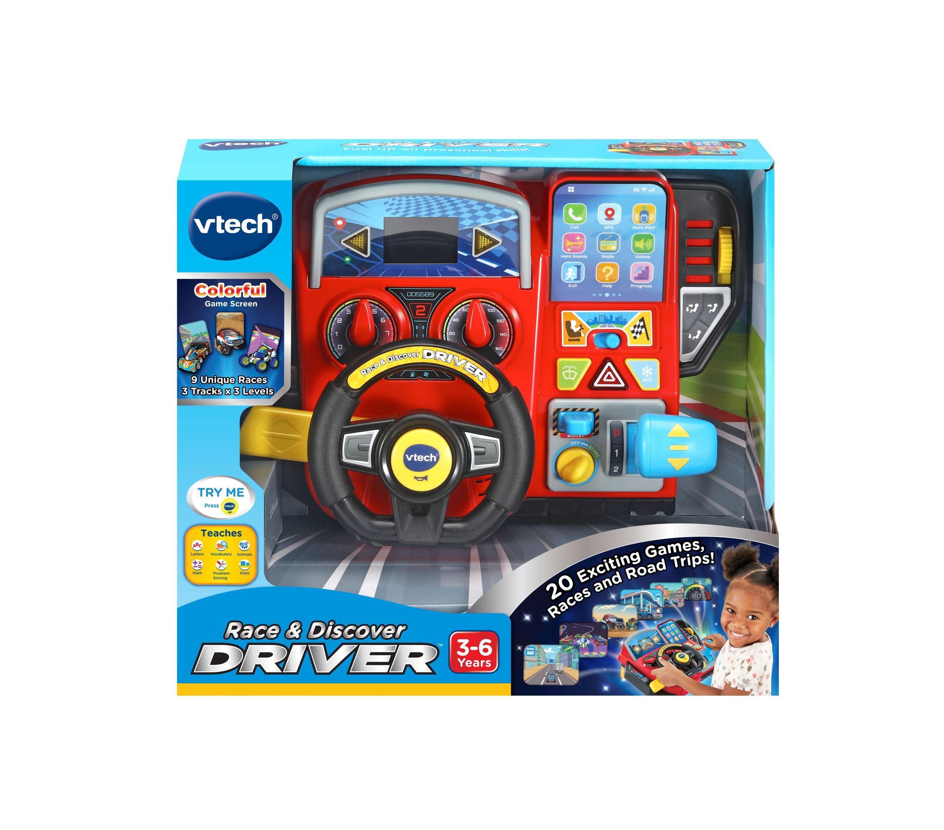VTech Race Discover Driver Interactive Driving Toy for Kids