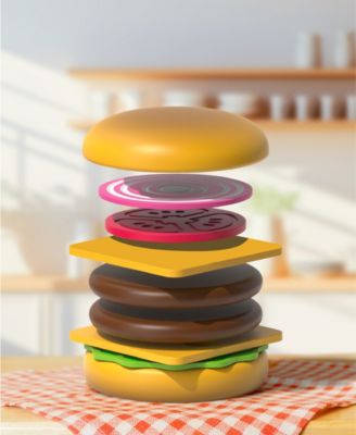 Geoffrey's Toy Box Grill Fry Burger Counter Playset - Image 7
