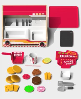 Geoffrey's Toy Box Grill Fry Burger Counter Playset - Image 3