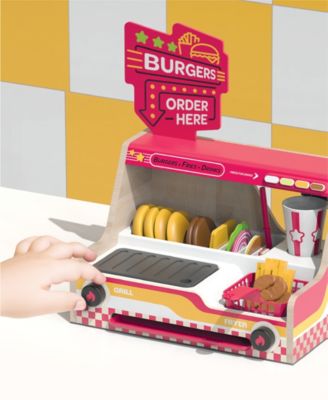 Geoffrey's Toy Box Grill Fry Burger Counter Playset - Image 9