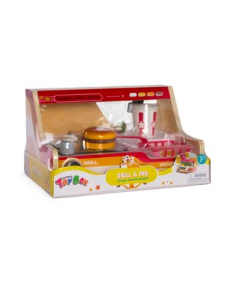 Geoffrey's Toy Box Grill Fry Burger Counter Playset - Image 6