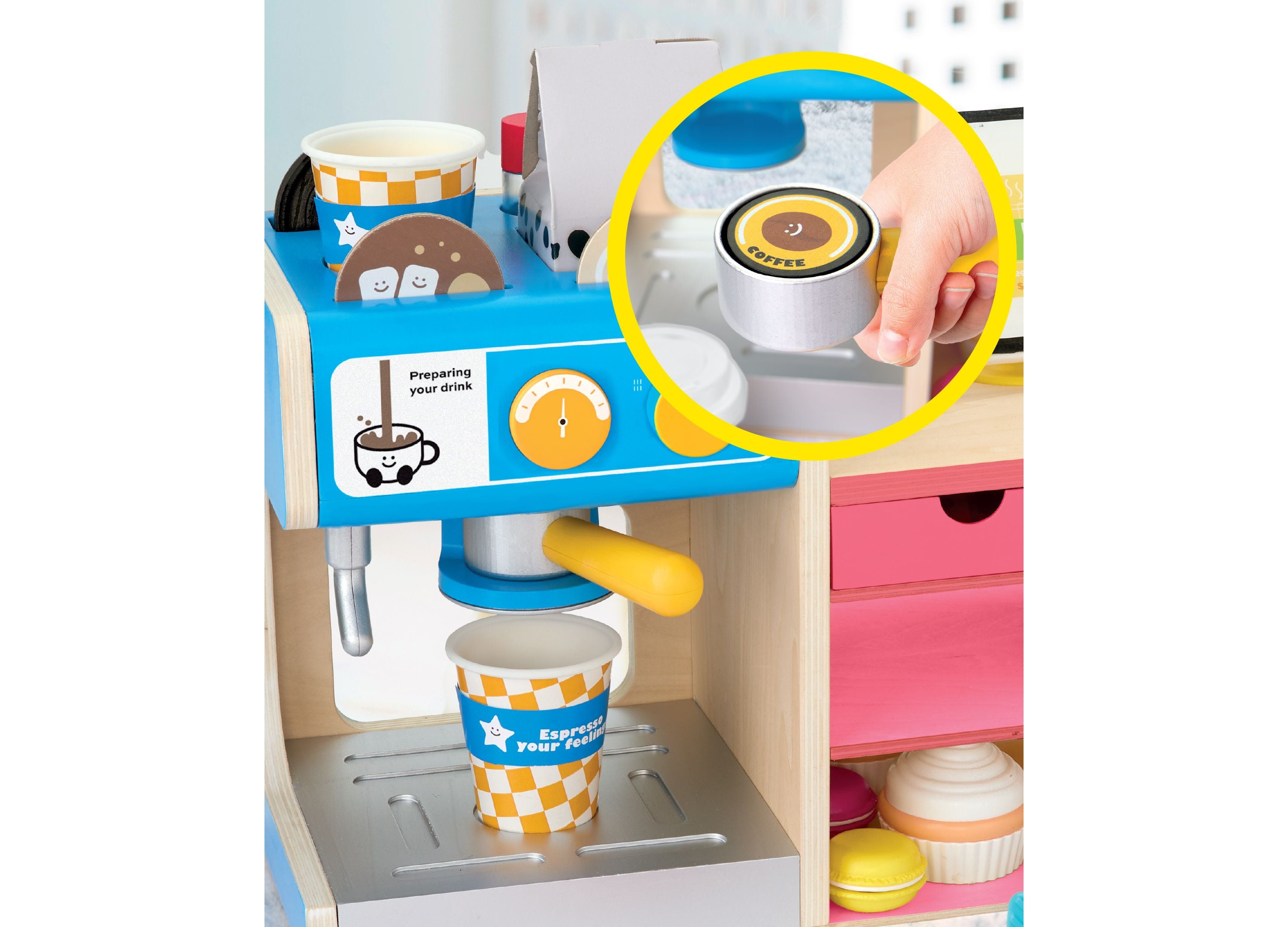 Alternative view of Geoffrey's Toy Box Cafe Cake Bakery Coffee Shop Playset