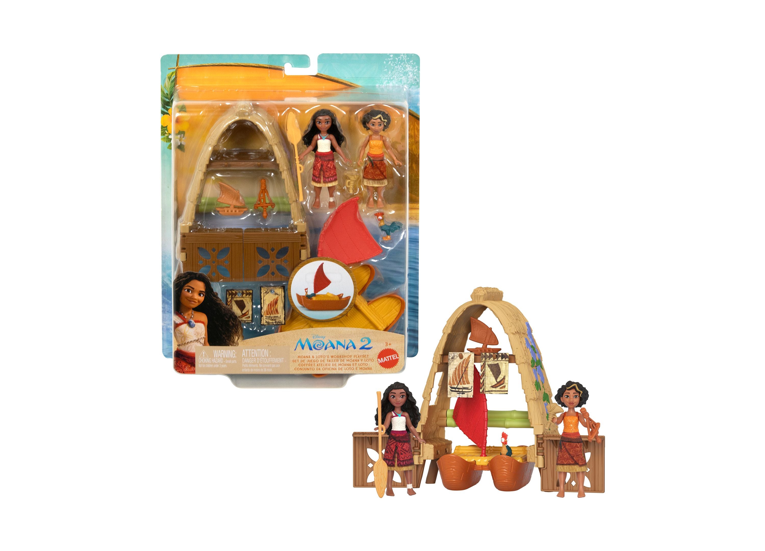 Disney Princess Moana 2 Loto's Workshop Playset