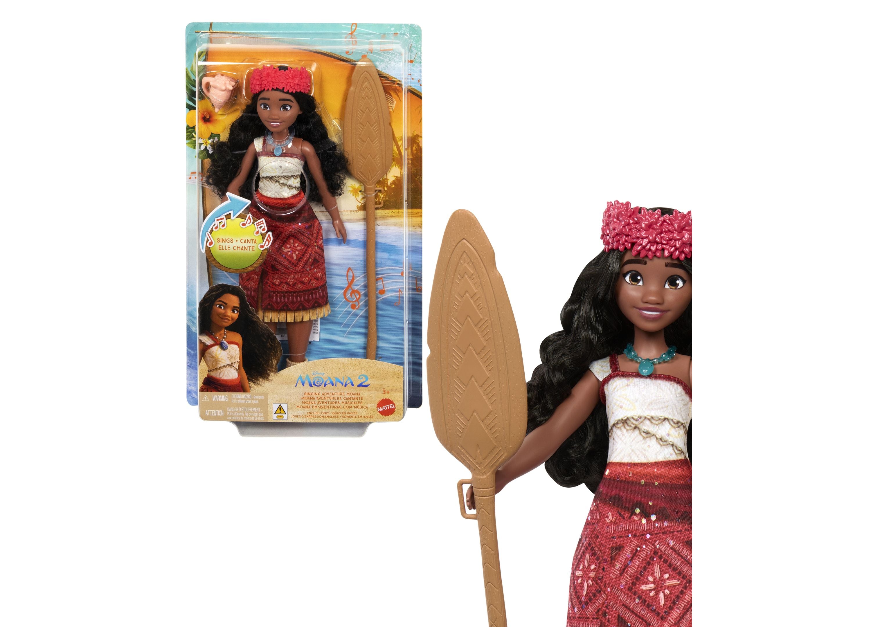 Disney Princess 12.7 inch - Singing Adventure Moana Doll