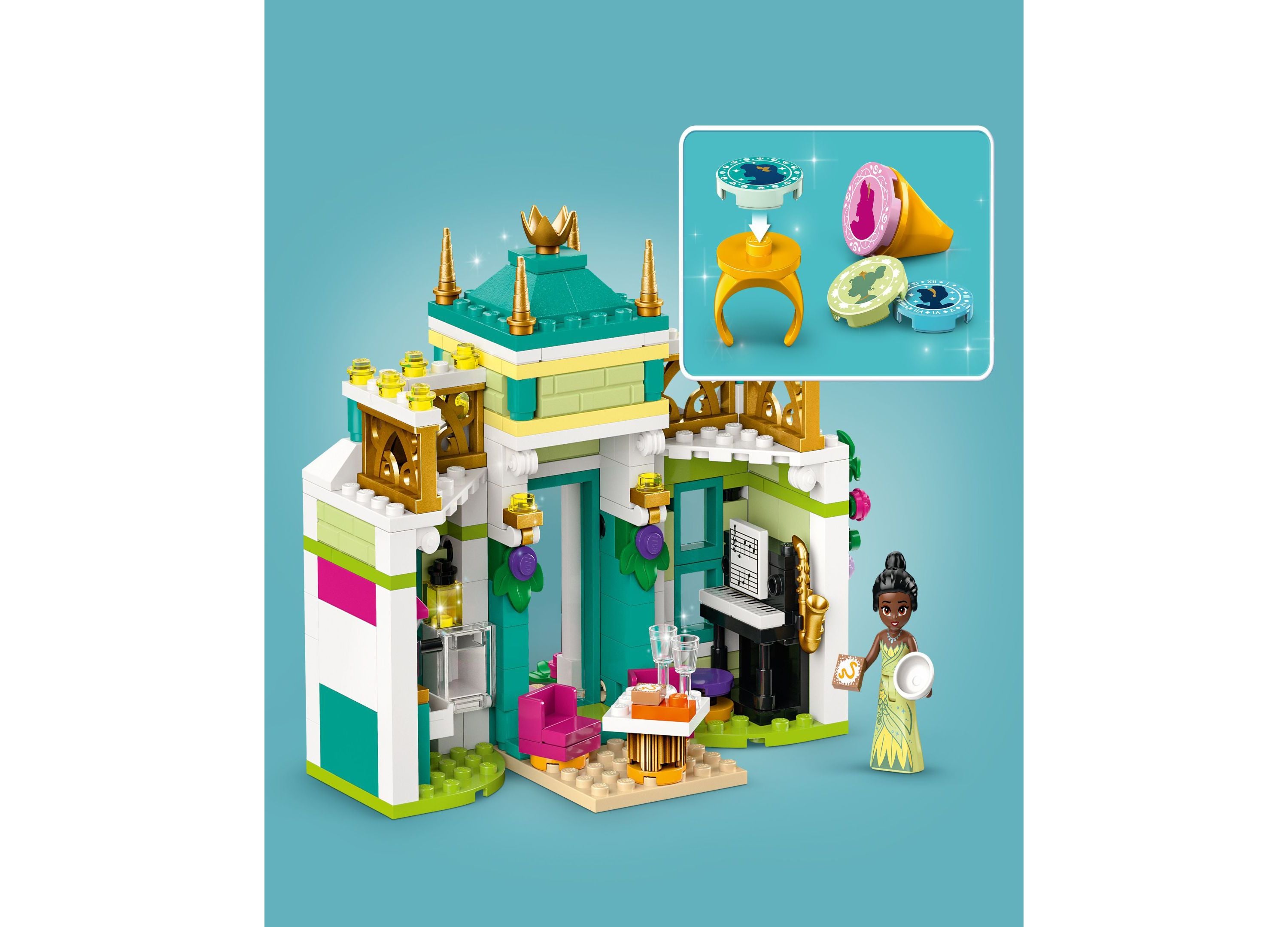 Alternative view of LEGO Disney Princess Market Adventure 817-Piece Playset - 43246