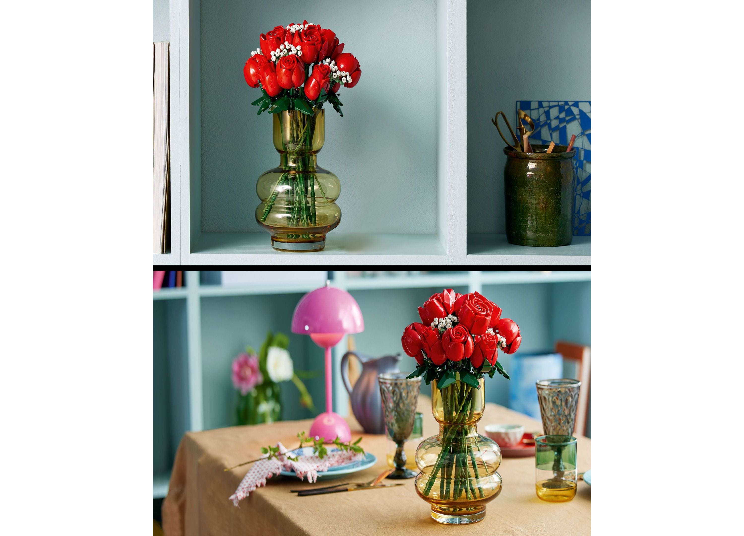 Alternative view of LEGO Icons Bouquet of Roses 10328 Buildable Floral Display