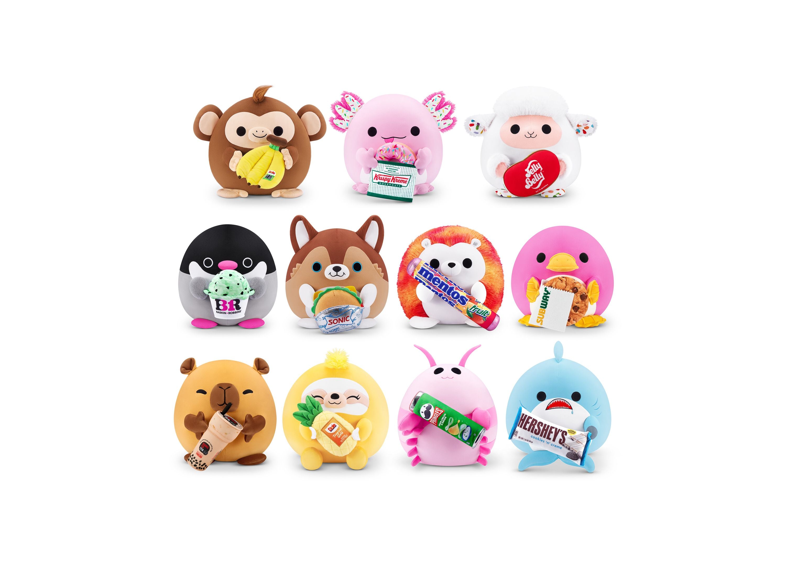 Zuru Snackles Sonic Ultra-Squeezable Plush Collection - Image 3