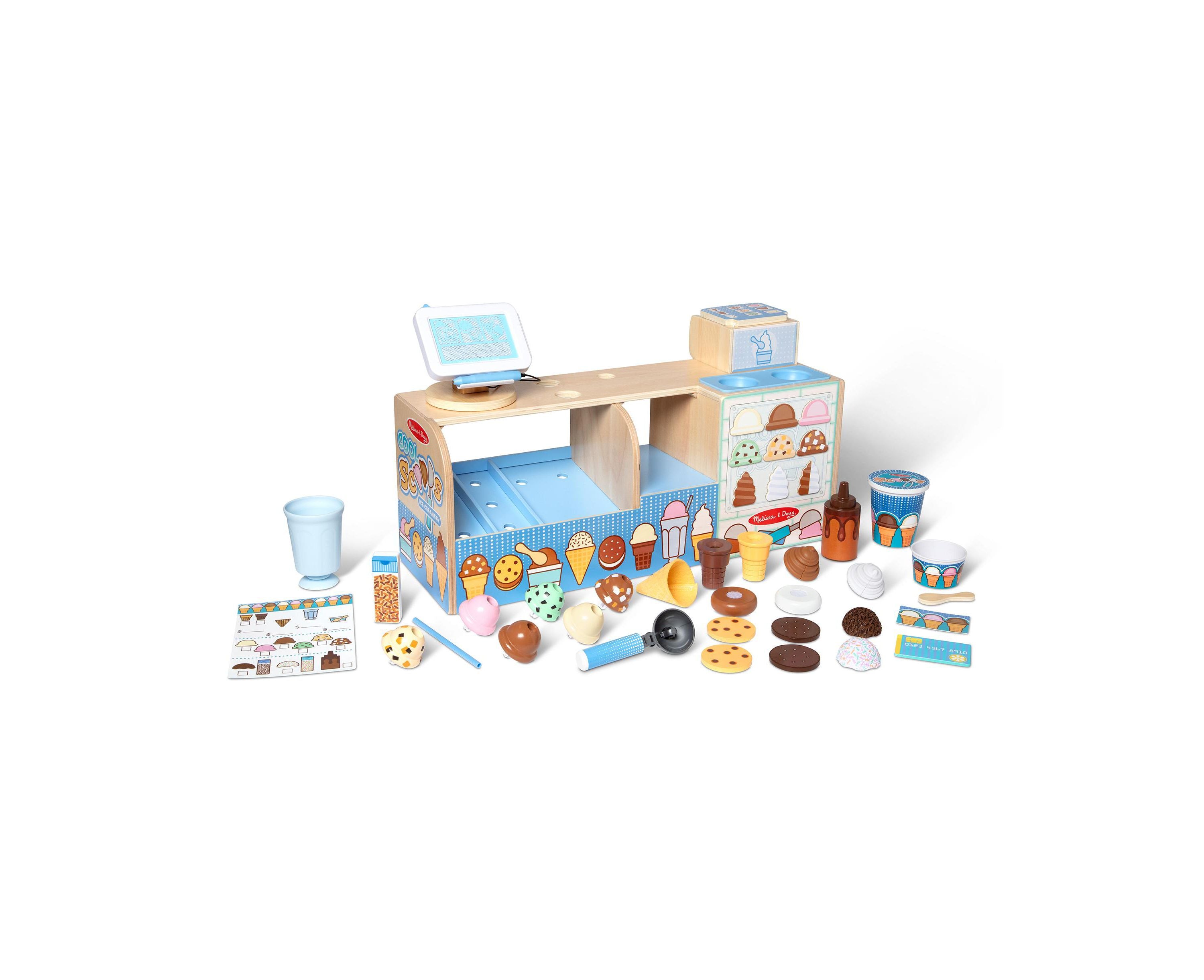 Alternative view of Melissa & Doug Cool Scoops Ice Cream Playset