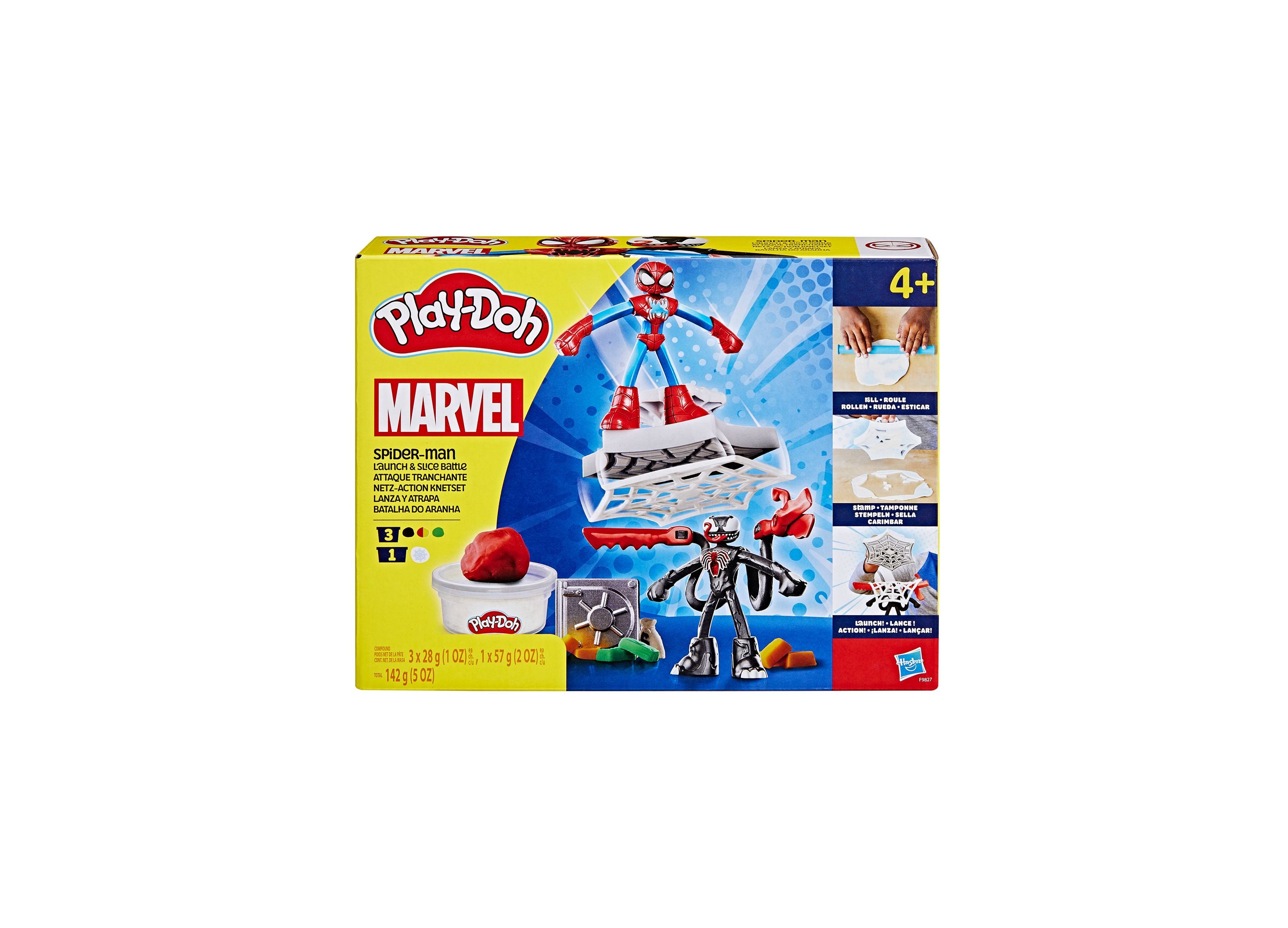 Play-Doh Marvel Spider-Man Web-Slinging Battle Playset