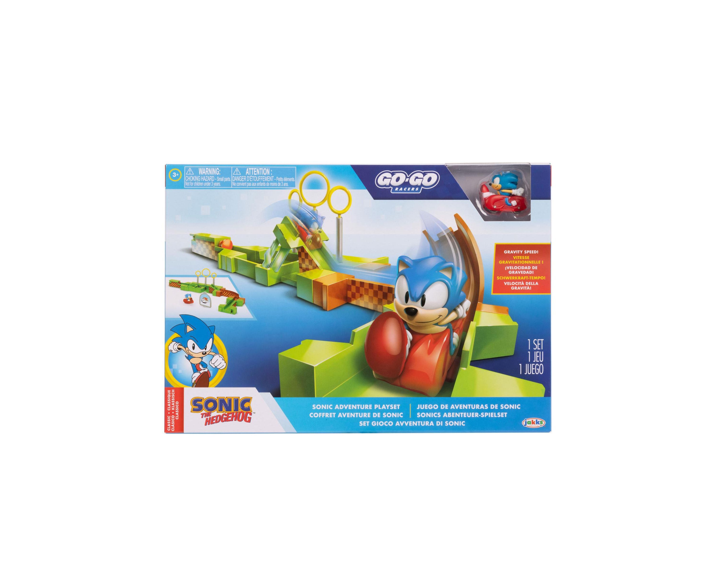 JAKKS Pacific Sonic Go-Go Racers Diecast Playset - Super Sonic