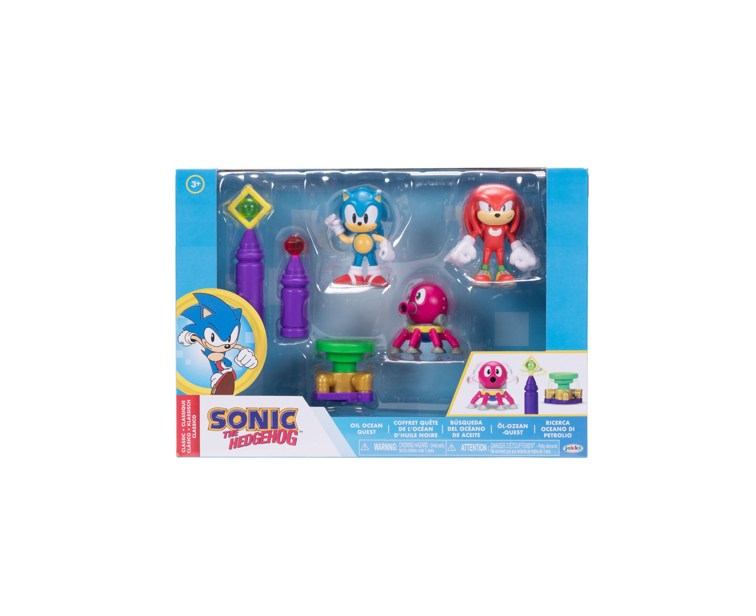 Sonic the Hedgehog 2.5" Oil Ocean Zone Adventure Set