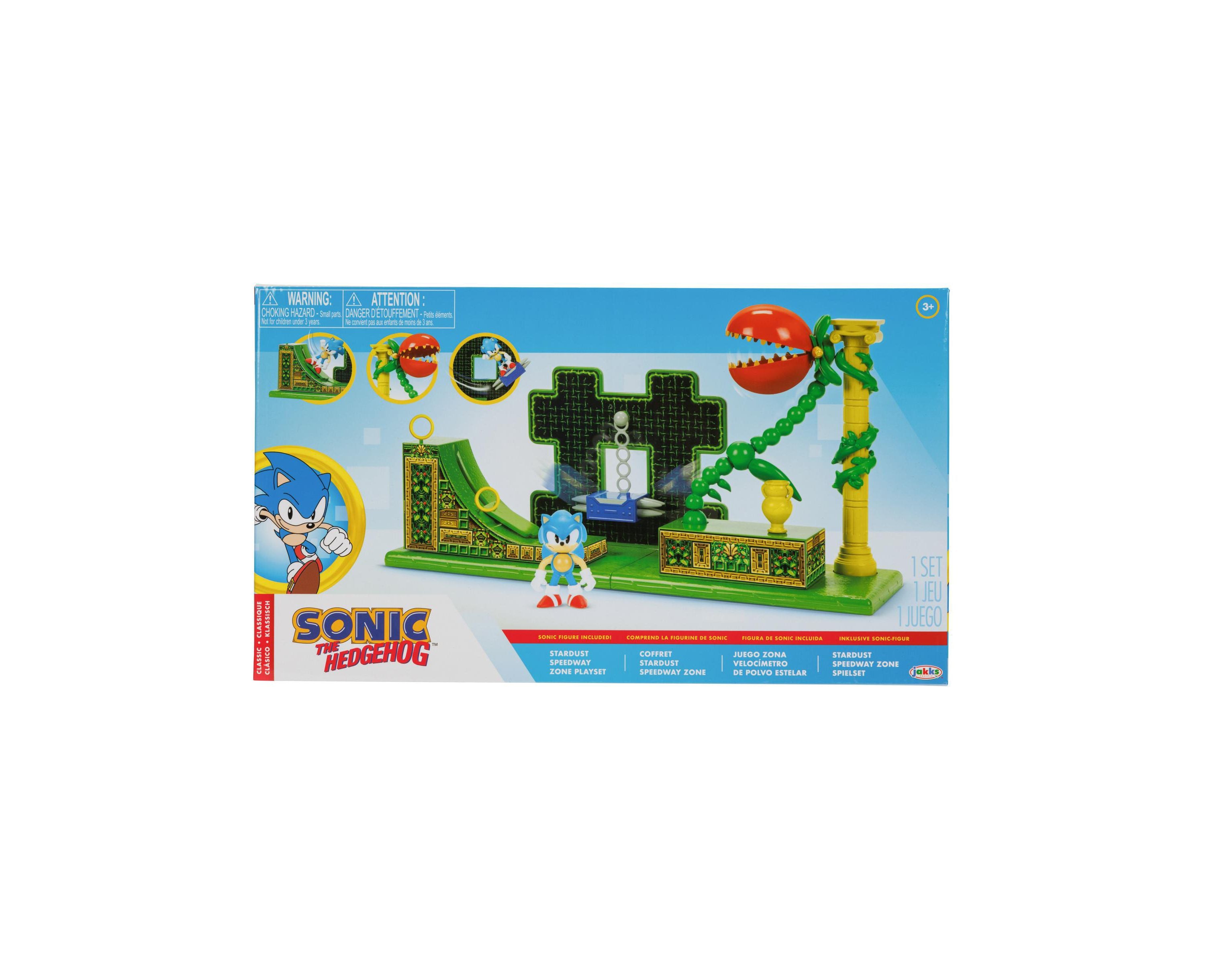 JAKKS Pacific Sonic the Hedgehog 2.5" Stardust Speedway Playset