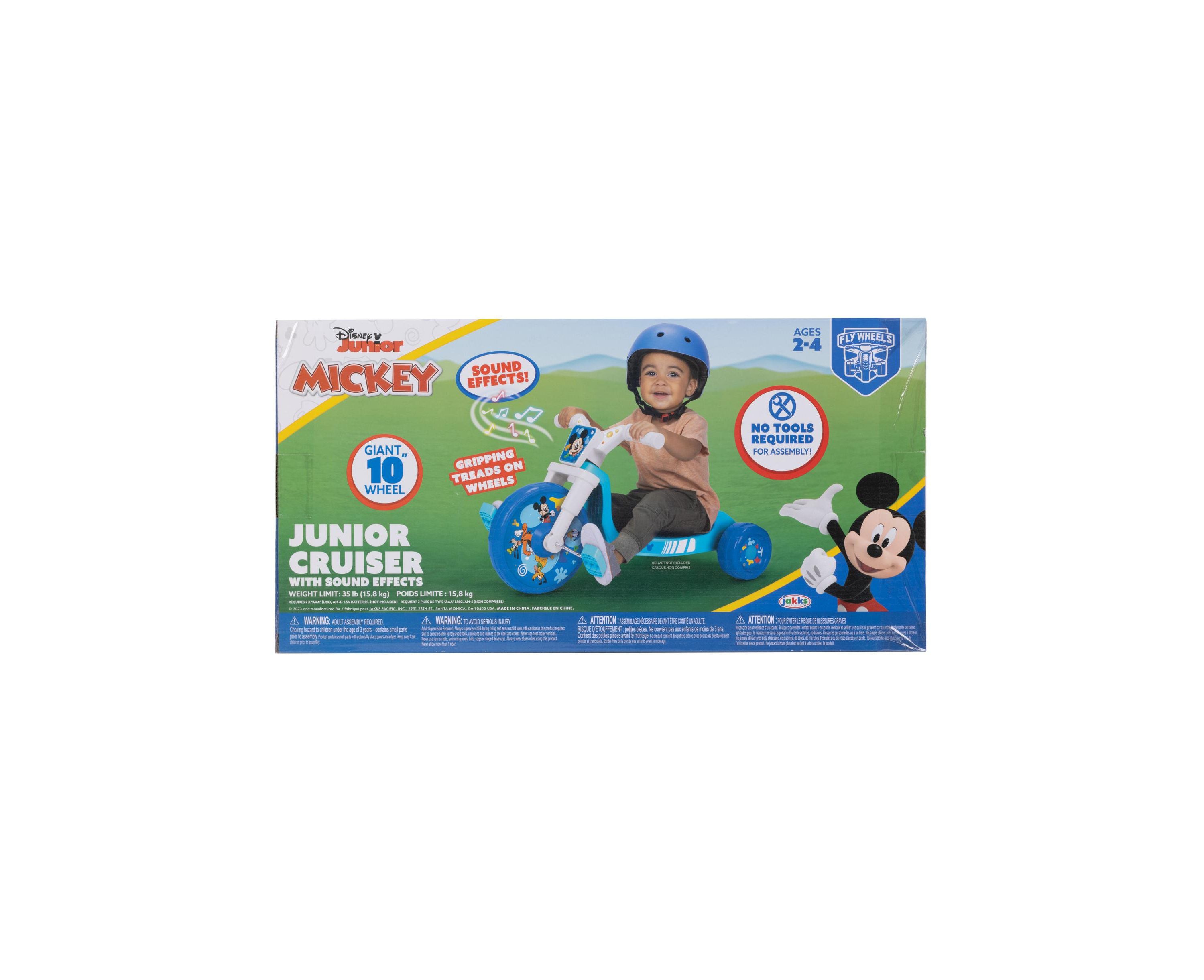 Alternative view of Mickey Mouse 10" Fly Wheels Cruiser - Junior Ride-On Trike