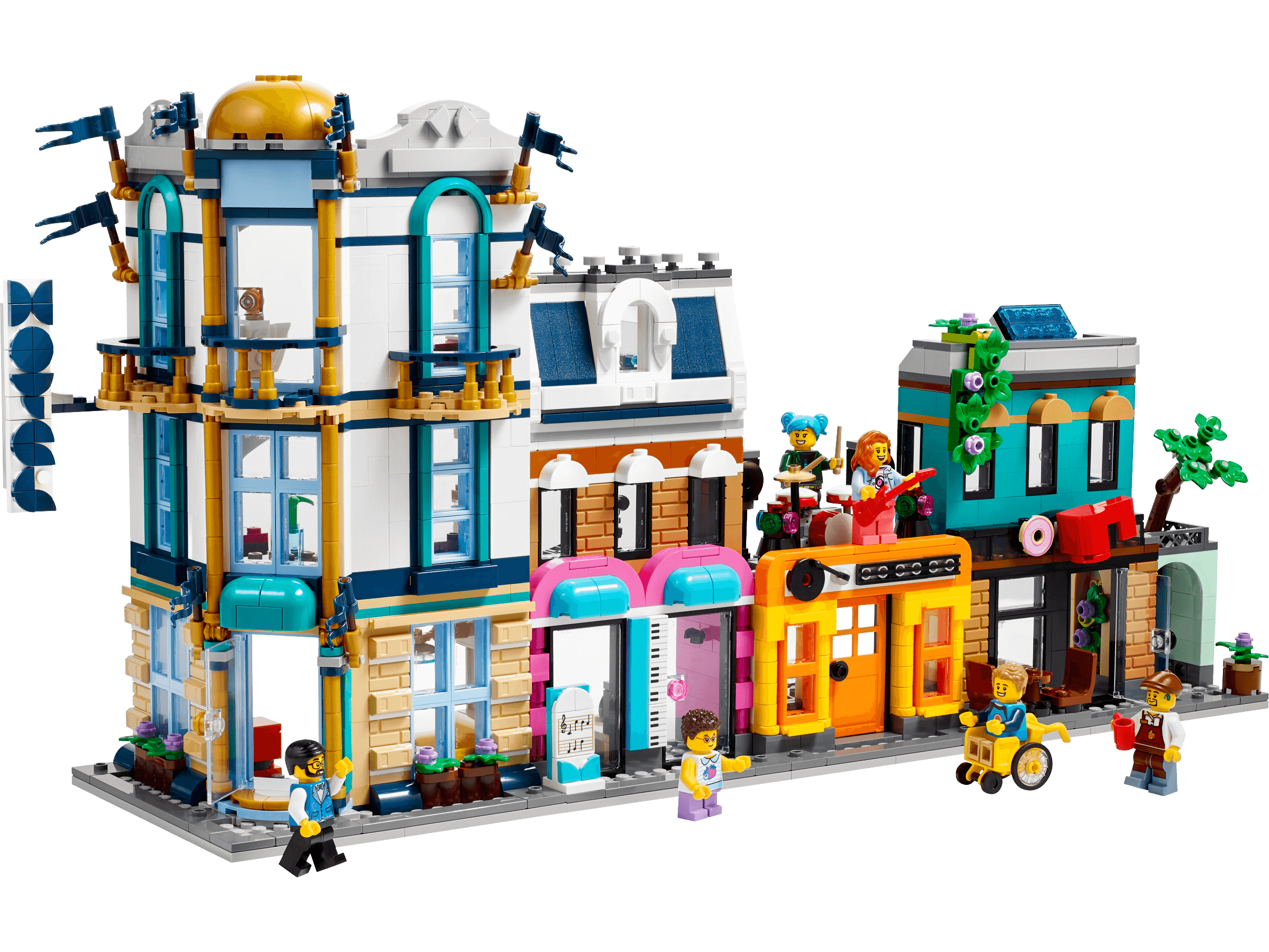 Alternative view of LEGO Creator Main Street 31141 Building Toy Set - 1,459 Pieces