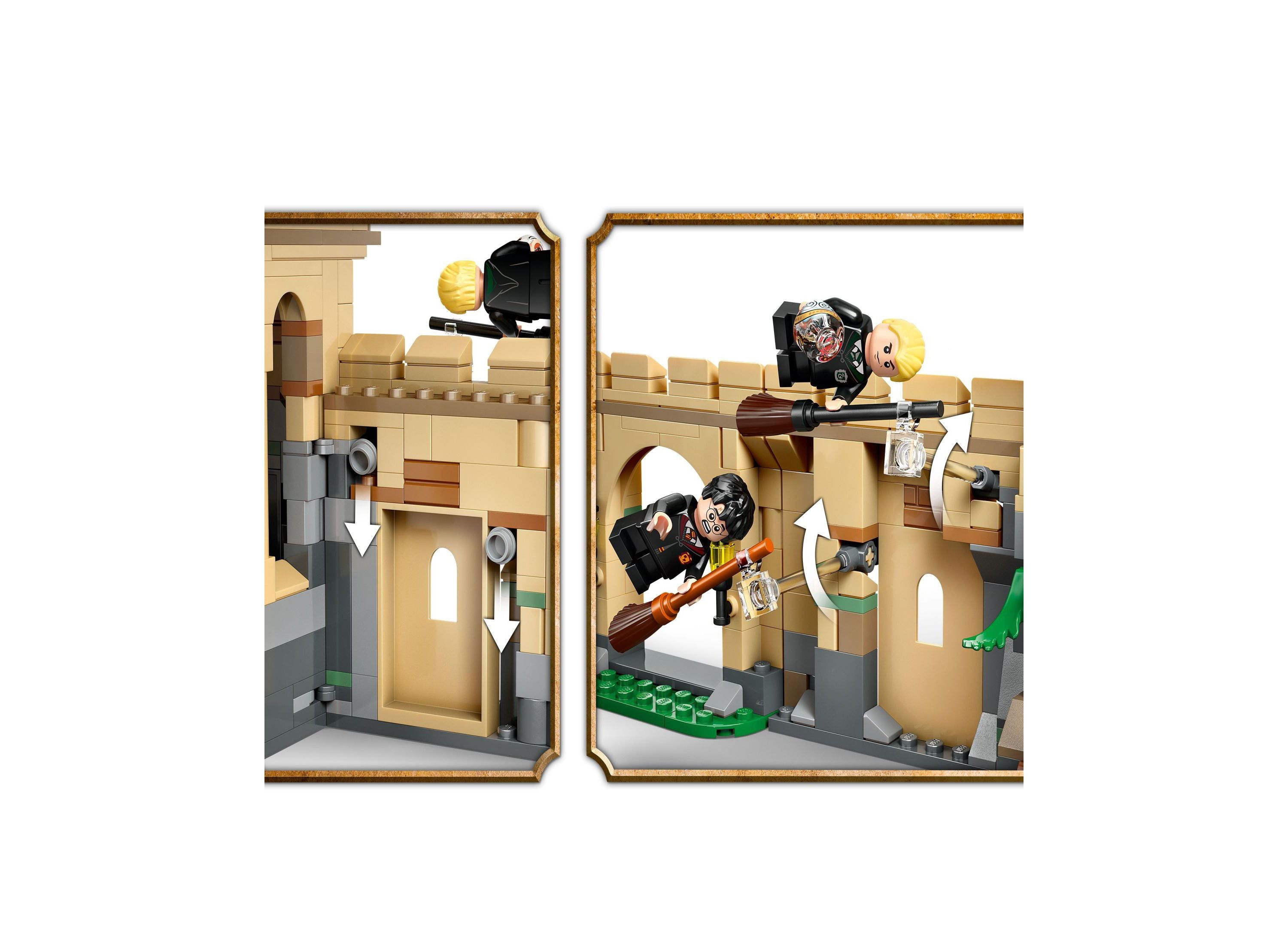 Alternative view of LEGO Harry Potter Hogwarts Castle Flying Lessons Building Set 76447 - 651 Pieces