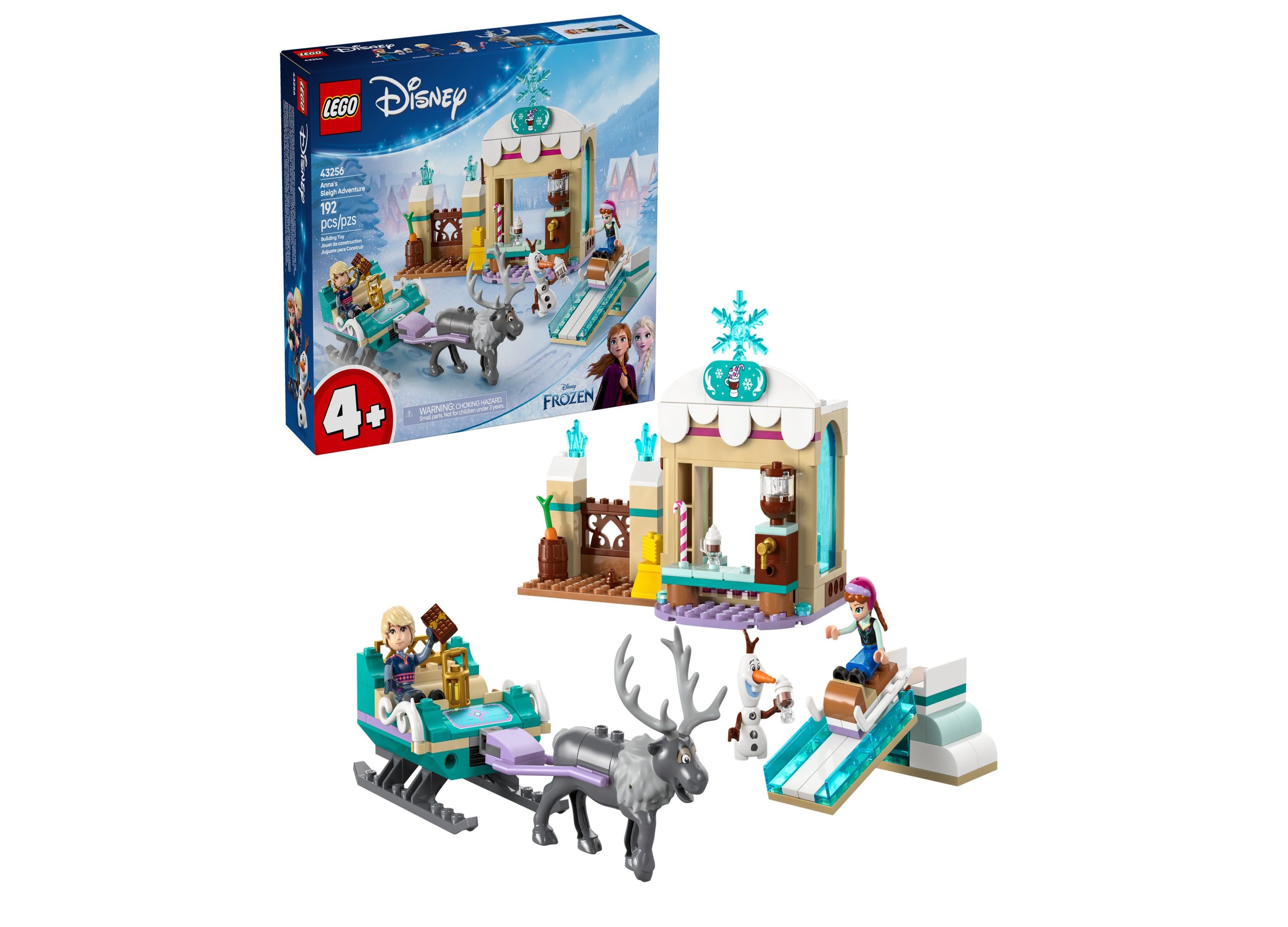 LEGO Disney Frozen Anna and Kristoff's Magical Sleigh Adventure, 192 Pieces
