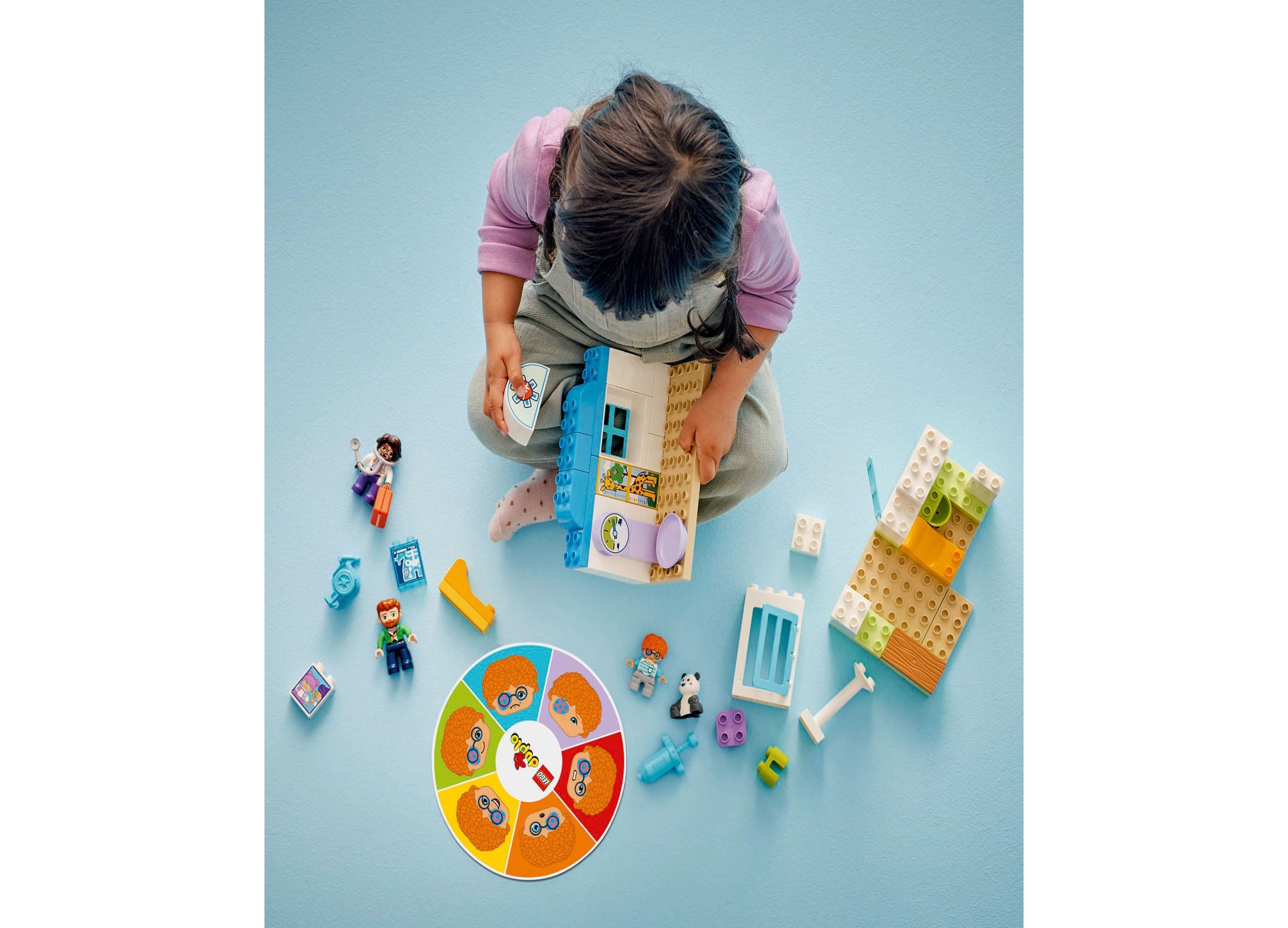 Alternative view of LEGO DUPLO Town 65-Piece Doctor Visit Playset - 10449