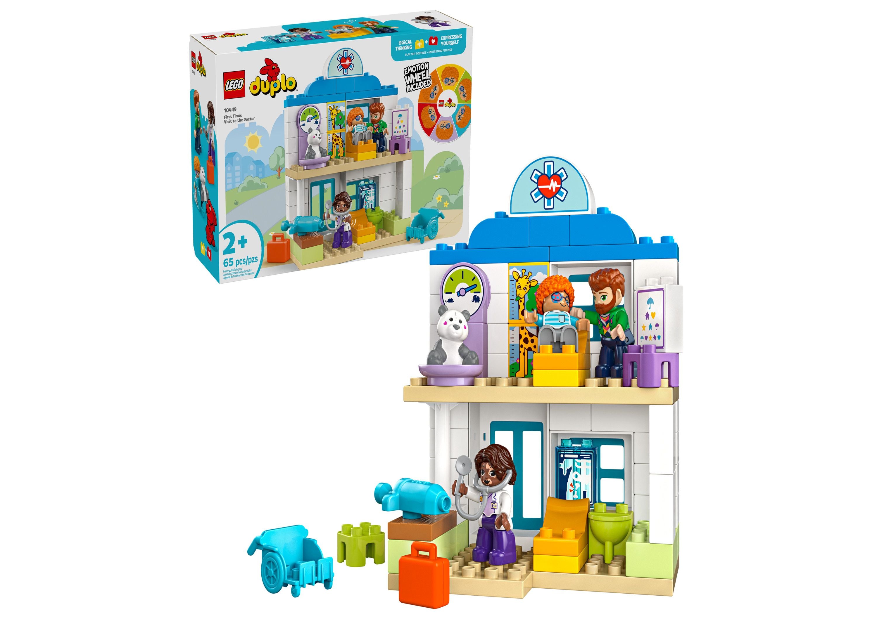 LEGO DUPLO Town 65-Piece Doctor Visit Playset - 10449