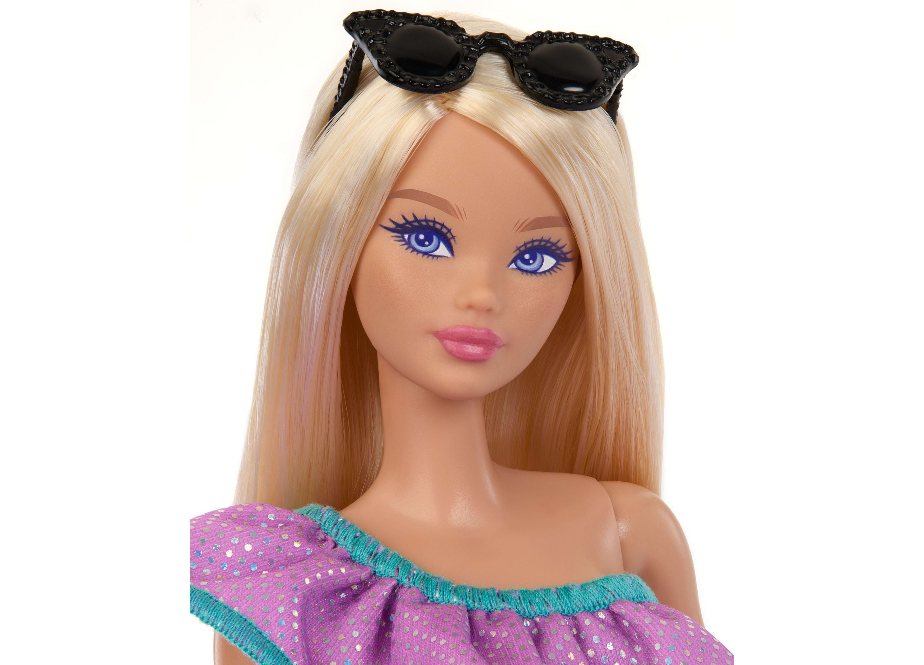 Barbie Glam Party Fashion Doll with Mix-and-Match Outfits - Image 3