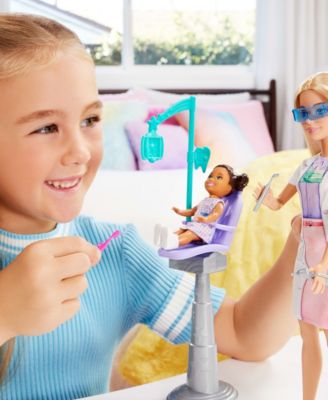 Barbie Dentist Playset with Blonde Doll, Kid Patient, and Dental Accessories - Image 5