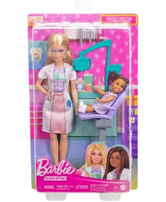 Barbie Dentist Playset with Blonde Doll, Kid Patient, and Dental Accessories - Image 4