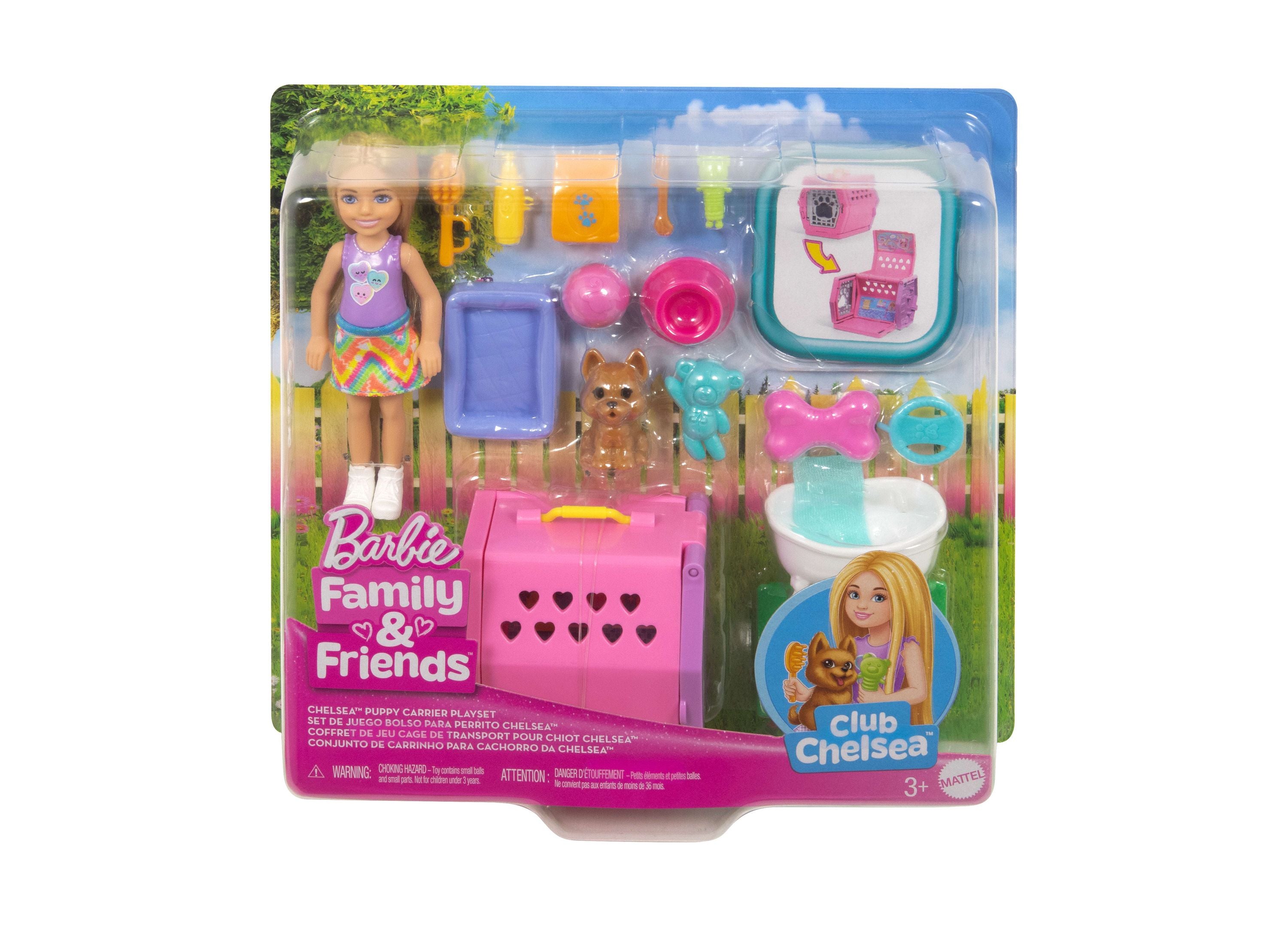 Alternative view of Barbie Chelsea Puppy Playset with Transformative Carrier and Doll
