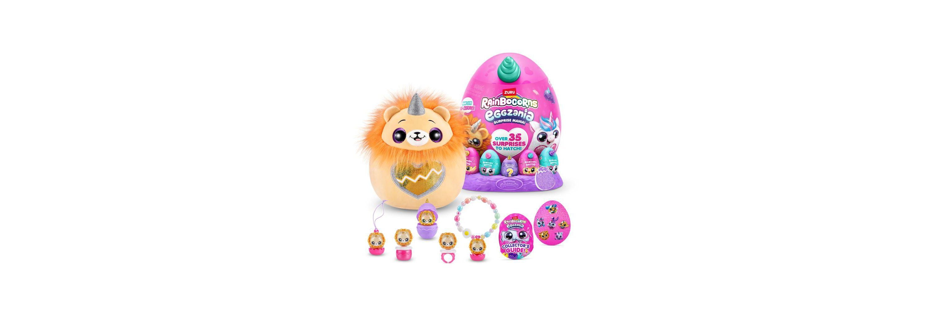 Rainbocorns Zuru Eggzania Giant Series 1 Interactive Plush Toy - Image 6