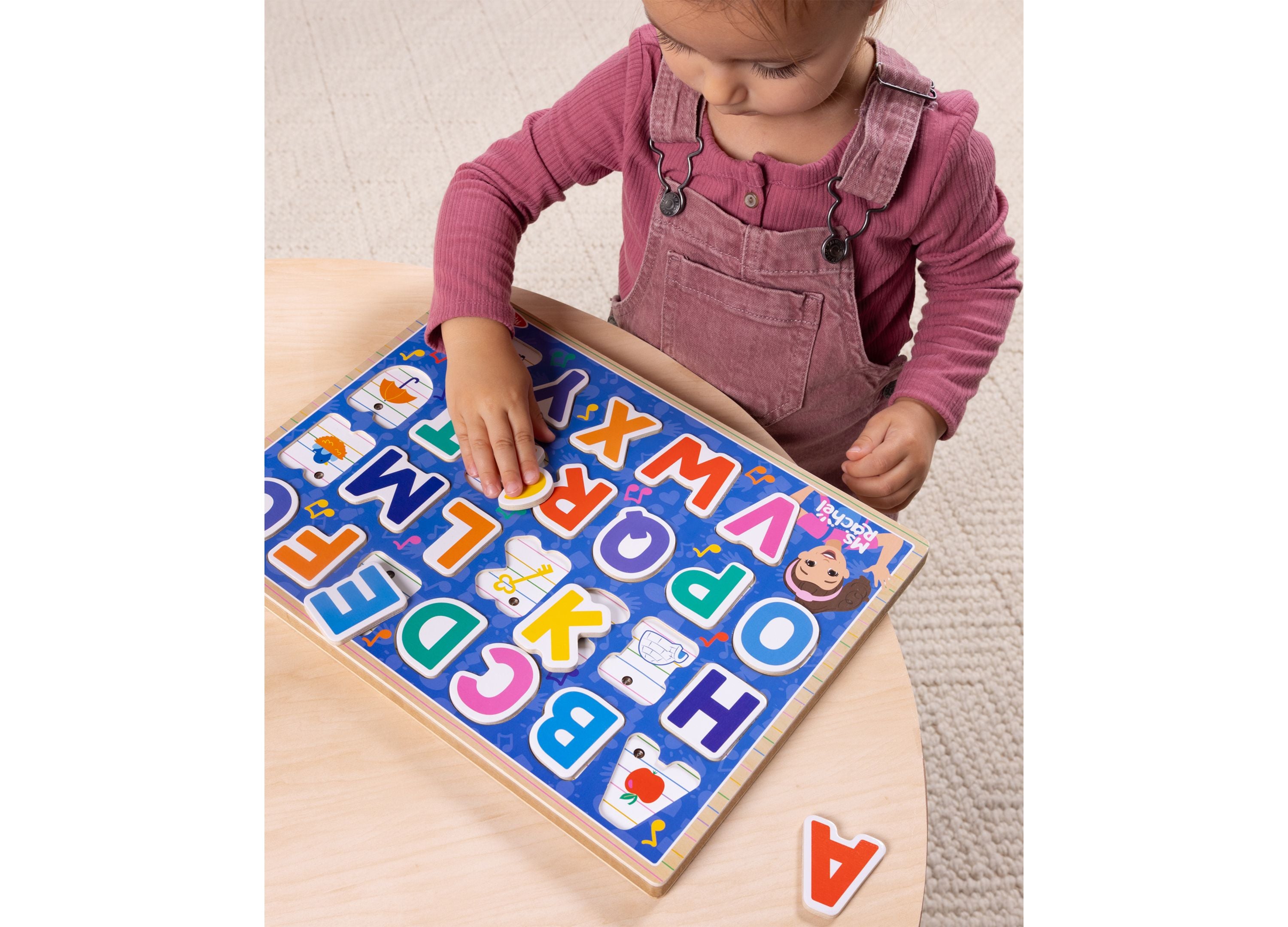 Ms. Rachel Wooden Alphabet Phonics Puzzle - Phonics Fun - Image 3