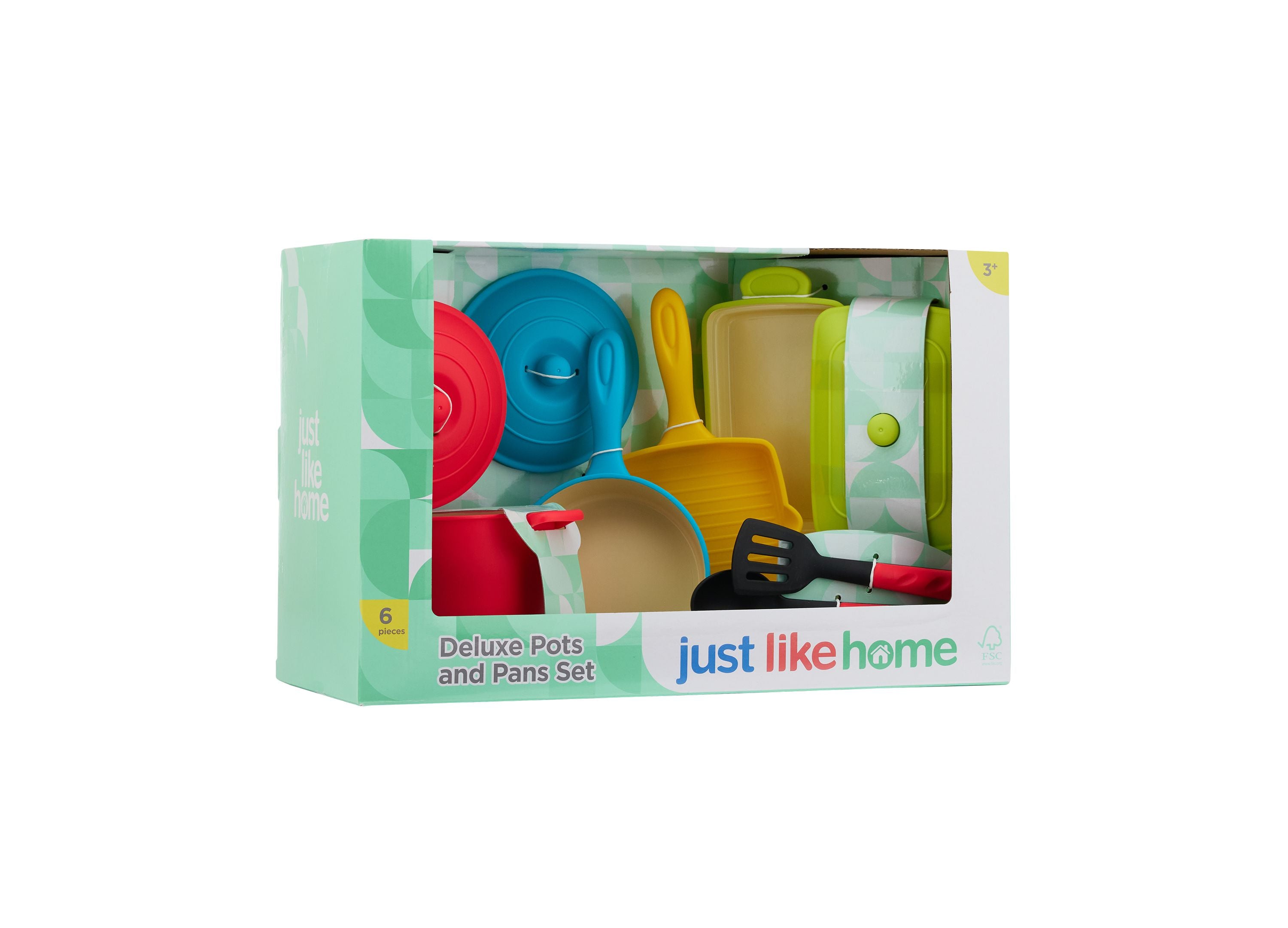 Alternative view of Just Like Home 11-Piece Deluxe Pots and Pans Playset