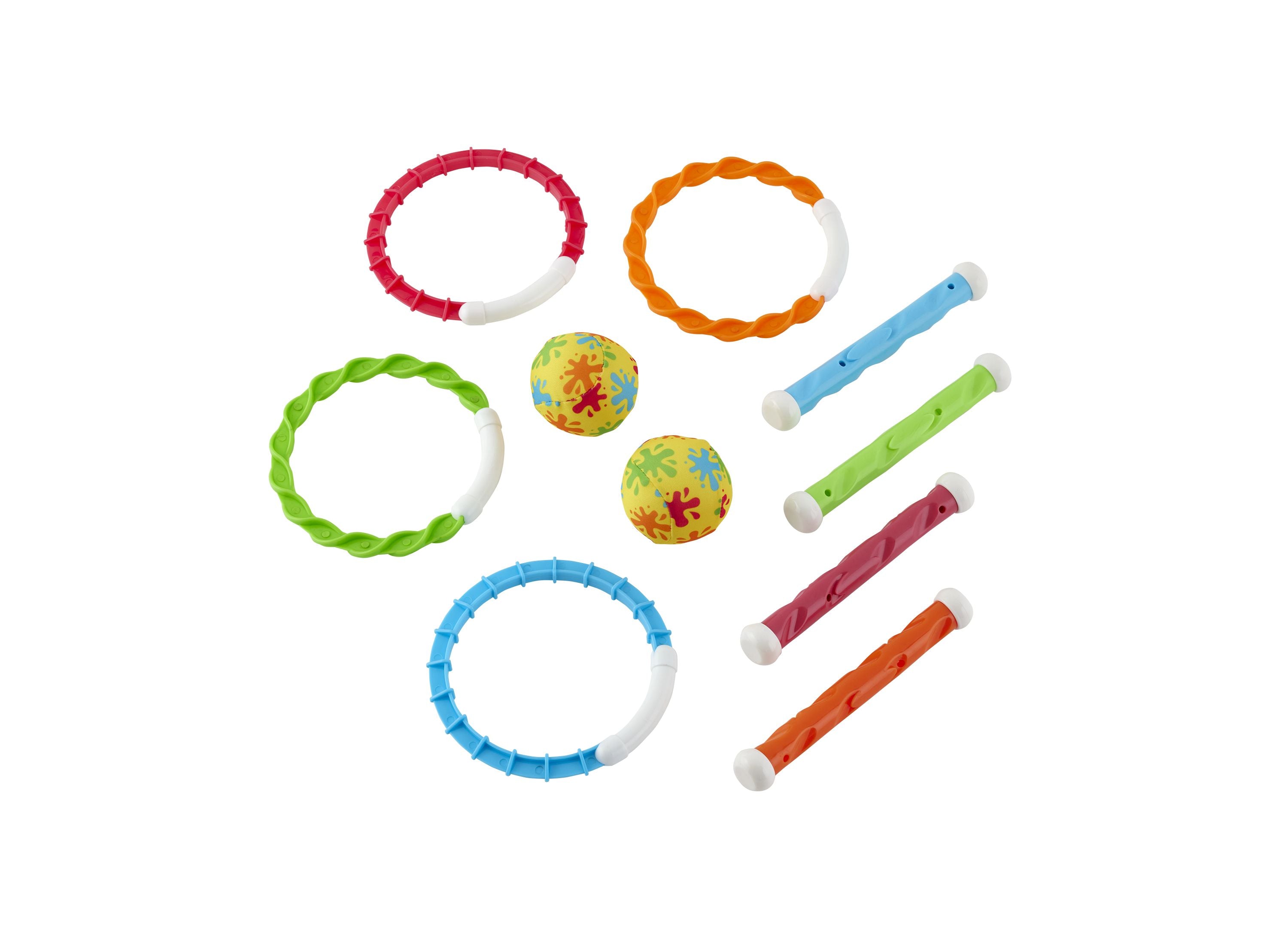 Alternative view of Sizzlin Cool Deluxe 19-Piece Pool Diving Toy Set