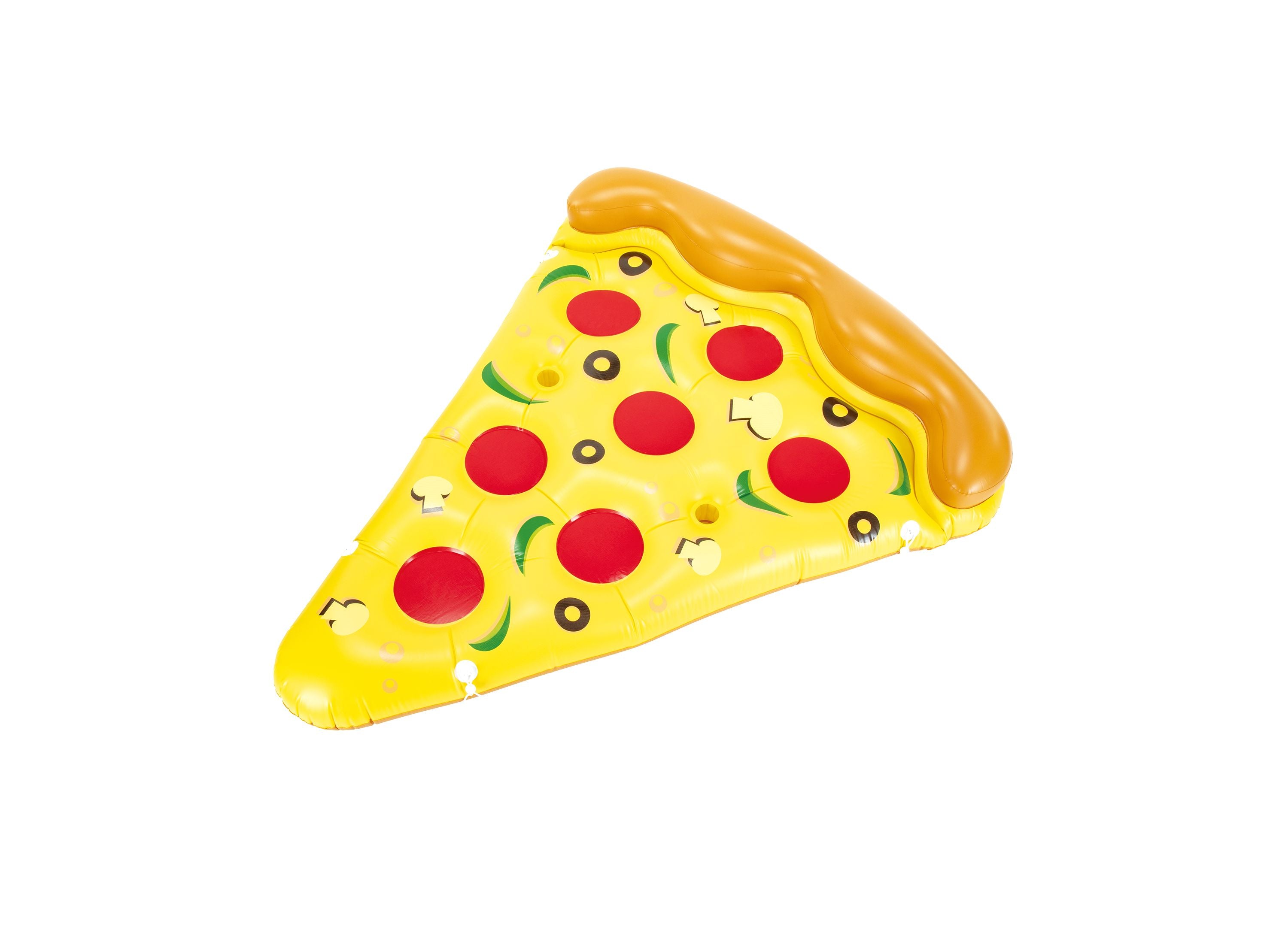 Alternative view of Sizzlin Cool Pizza 5-Feet Inflatable Pool Float with Cup Holders