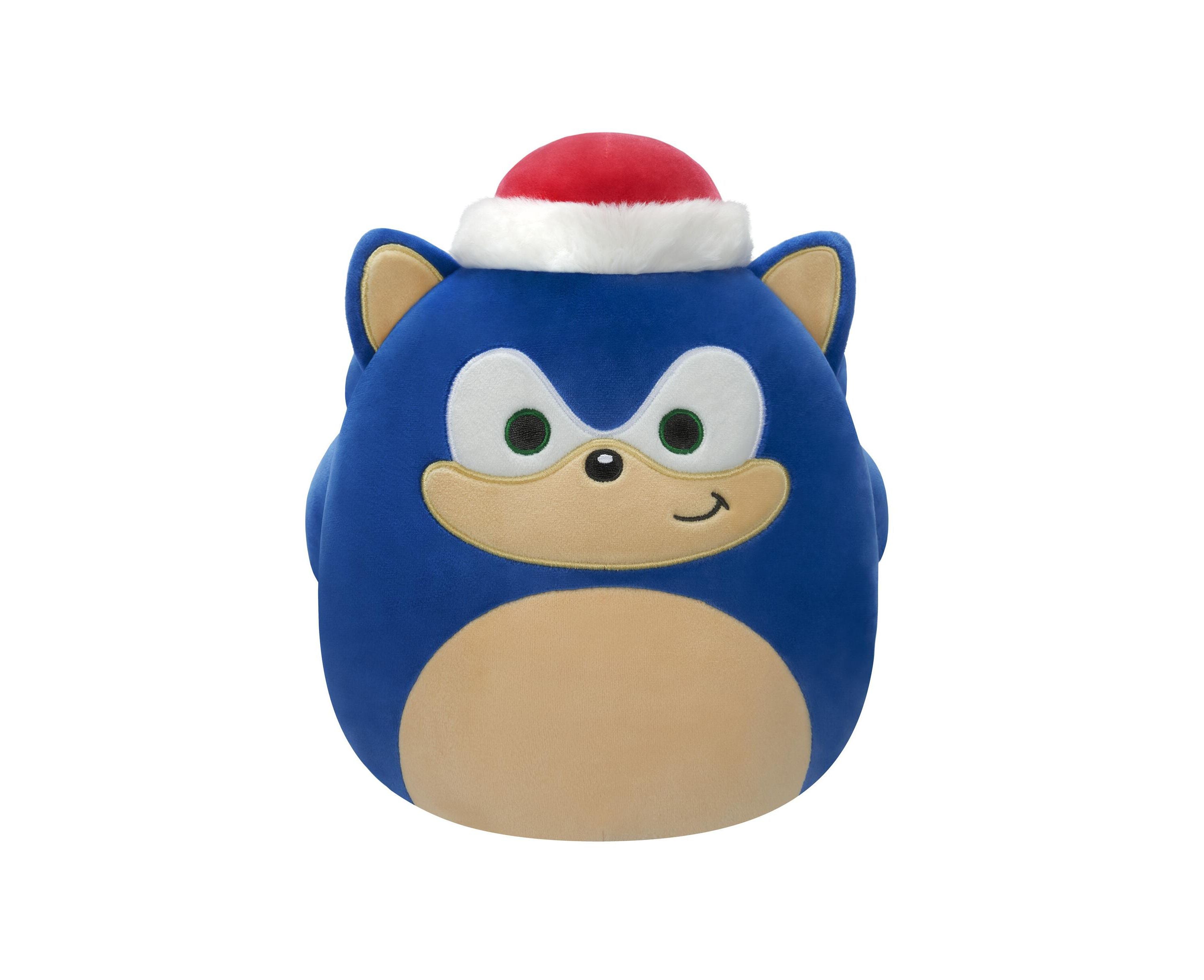 Squishmallow Holiday 8 inch Sonic Santa Hat Plush