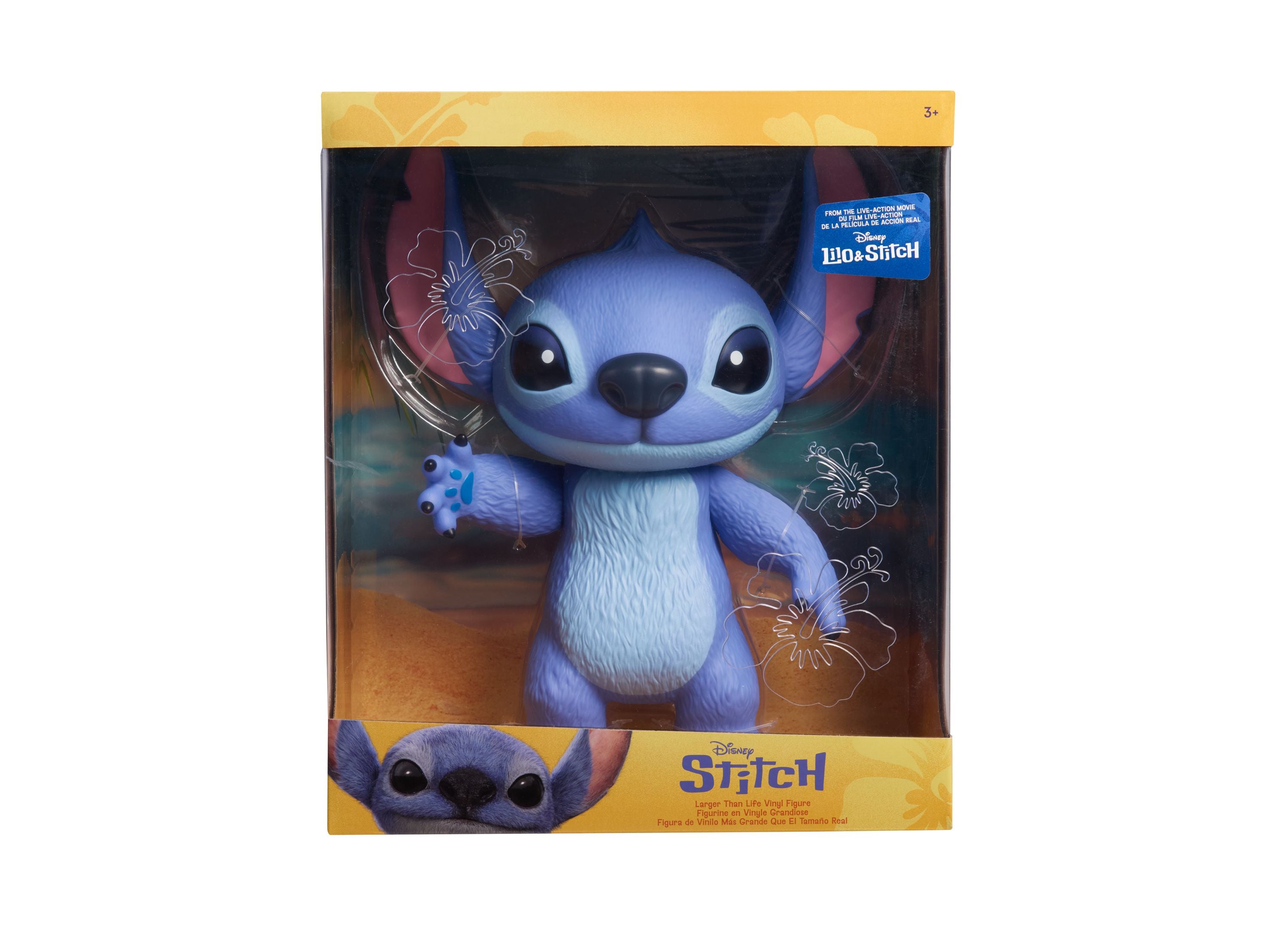 Disney Stitch 14-Inch Poseable Vinyl Figure - Live-Action Lilo & Stitch