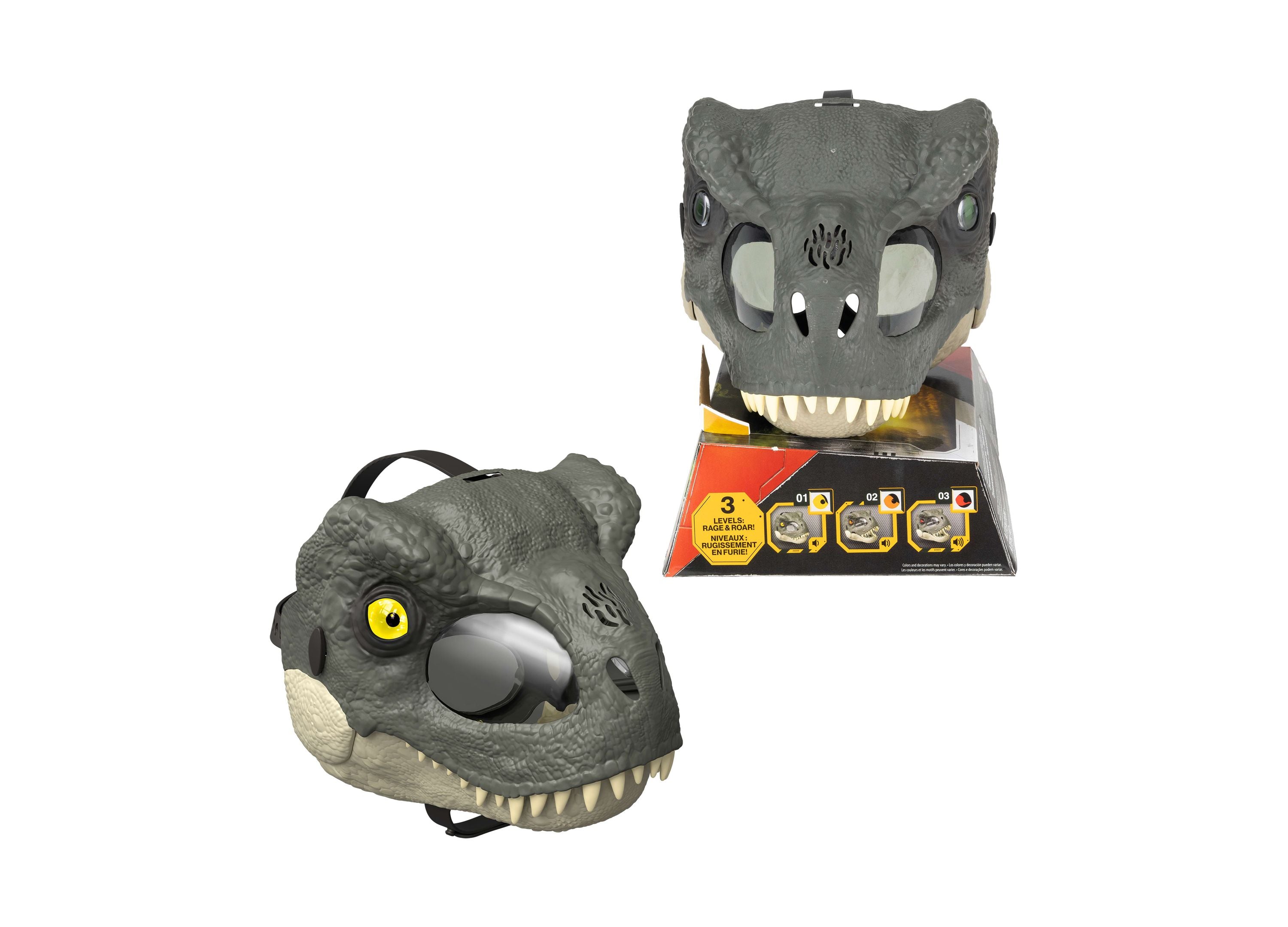 Jurassic World Dominion T-Rex Chomp N Roar Mask - Interactive Costume