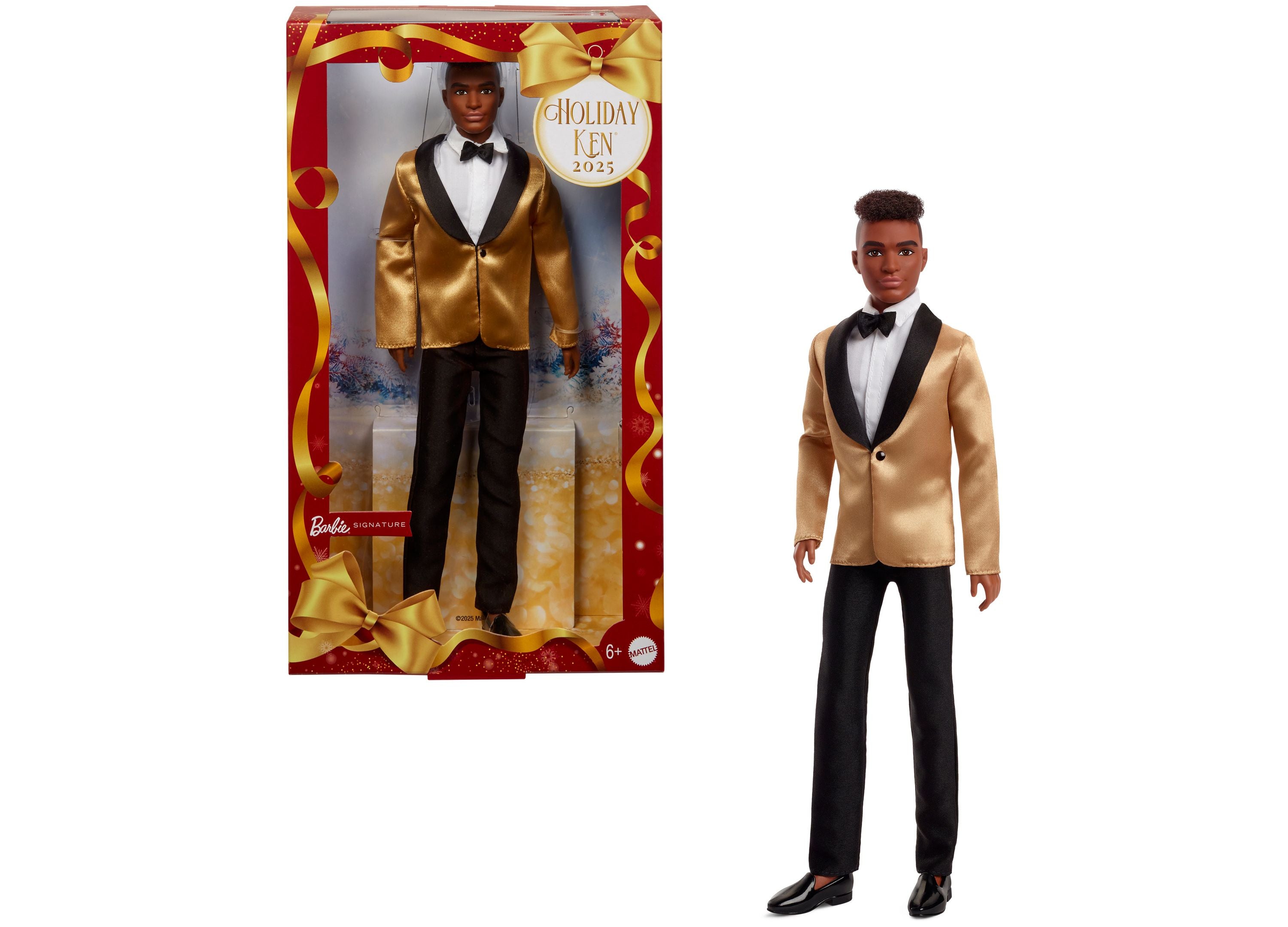 Barbie Signature 11.5 inch Holiday KEN Doll - Dark Brown Hair