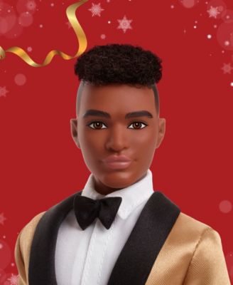 Alternative view of Barbie Signature 11.5 inch Holiday KEN Doll - Dark Brown Hair
