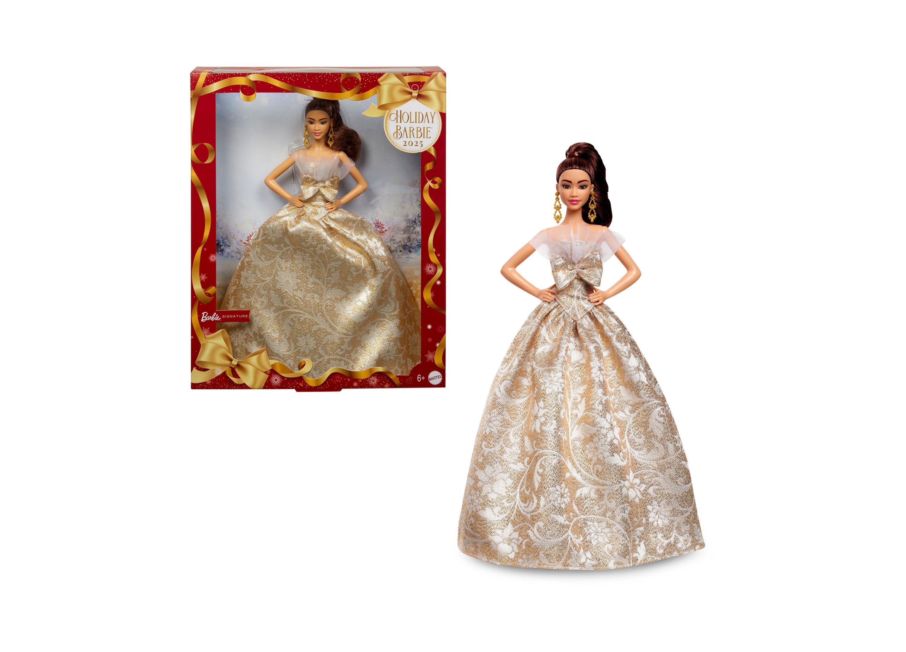 Barbie 2025 Holiday Fashion Doll - Light Brown Hair