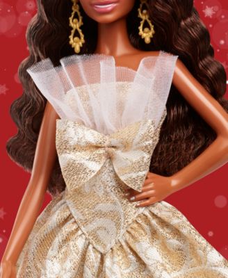 Alternative view of Barbie 2025 Holiday Fashion Doll - Curly Side-Part