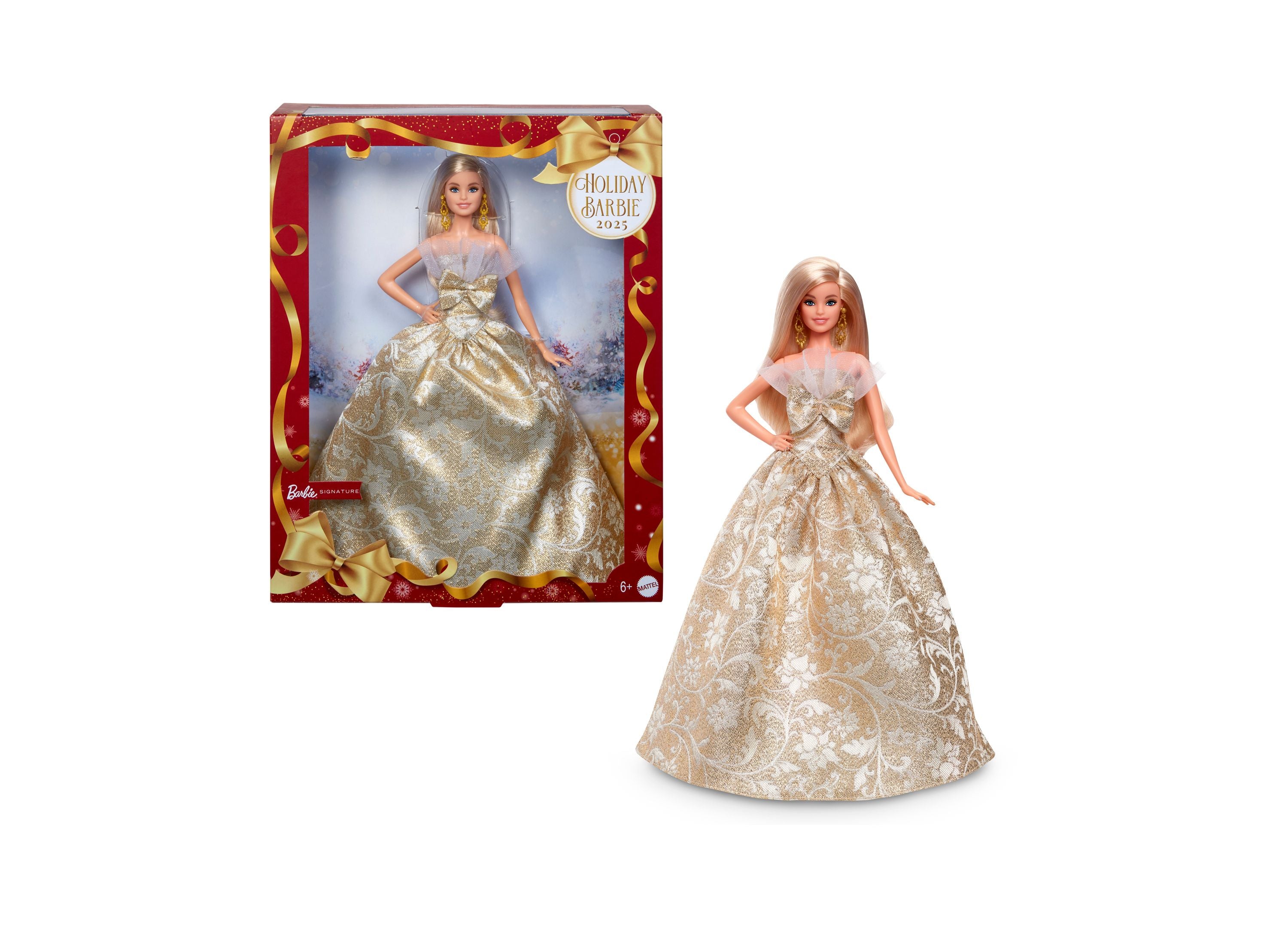 Barbie 2025 Holiday BARBIE Doll- Blonde