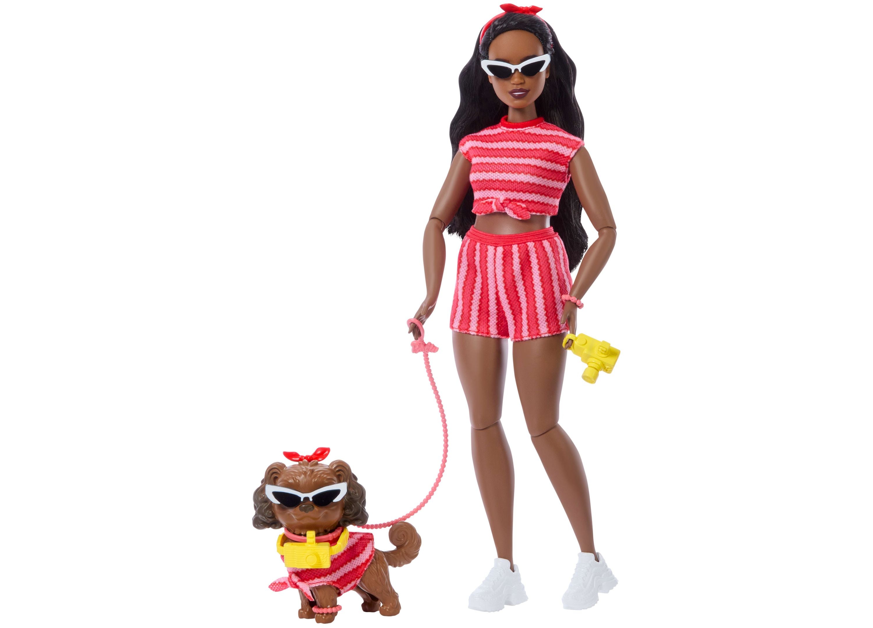 Barbie Twinning Looks Fashion Doll with Pet Dog - Blonde Hair